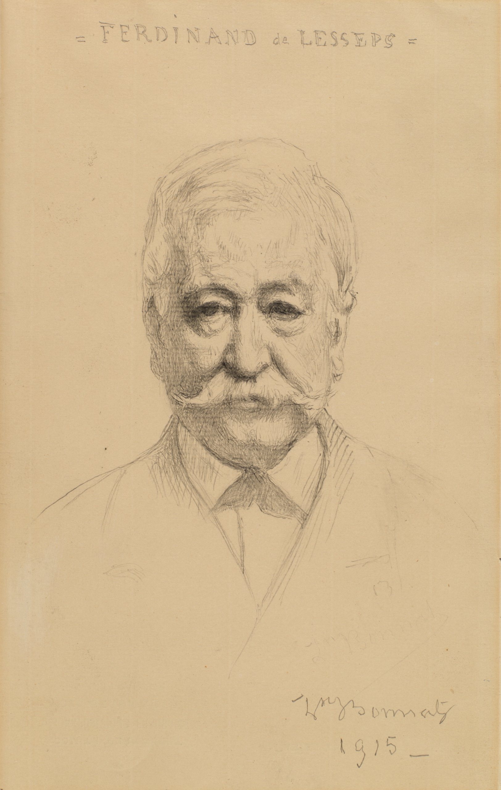 《费迪南德·德莱赛普》（Ferdinand De Lesseps）｜莱昂·博纳 Léon Bonnat｜不明