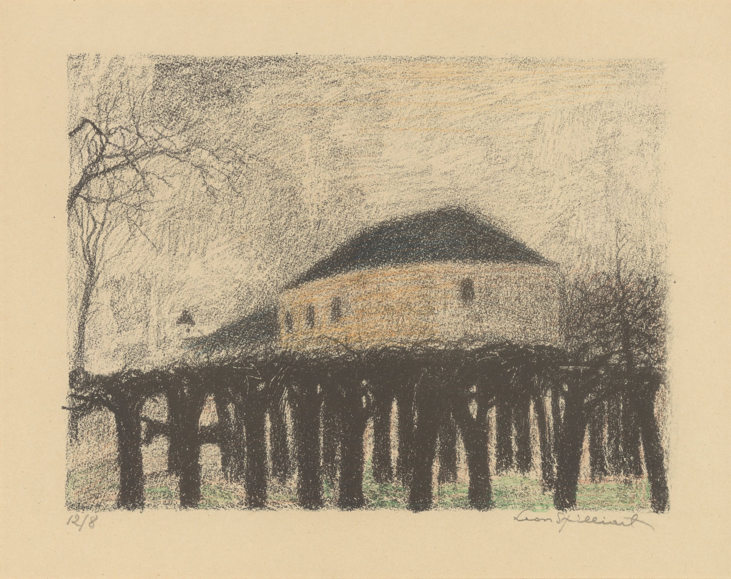 《布拉班松 9 号站点》（Sites Brabançons 9）｜莱昂·斯皮里亚特 Léon Spilliaert｜1919