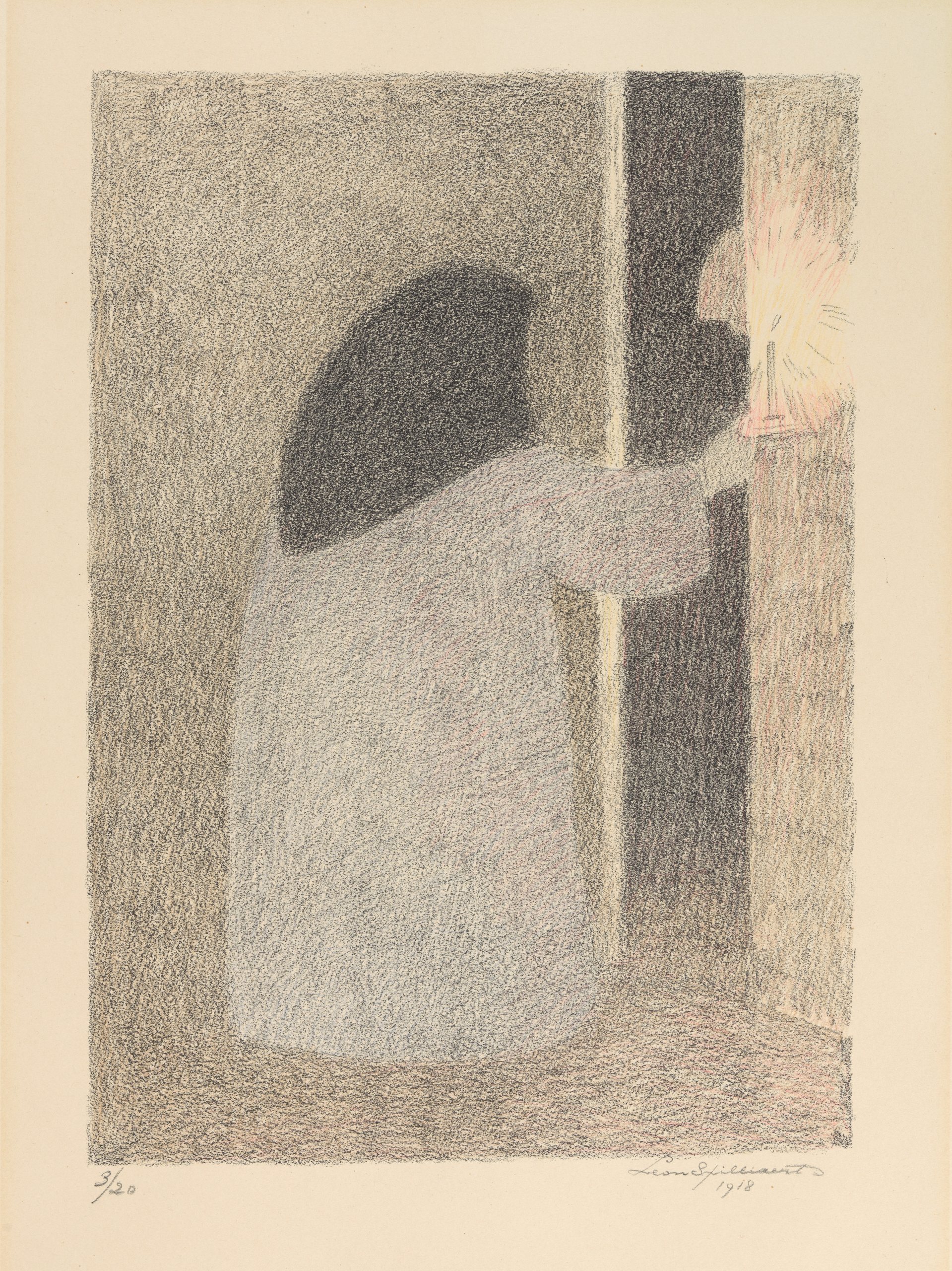 《温室 7》（Hothouses 7）｜莱昂·斯皮里亚特 Léon Spilliaert｜1918