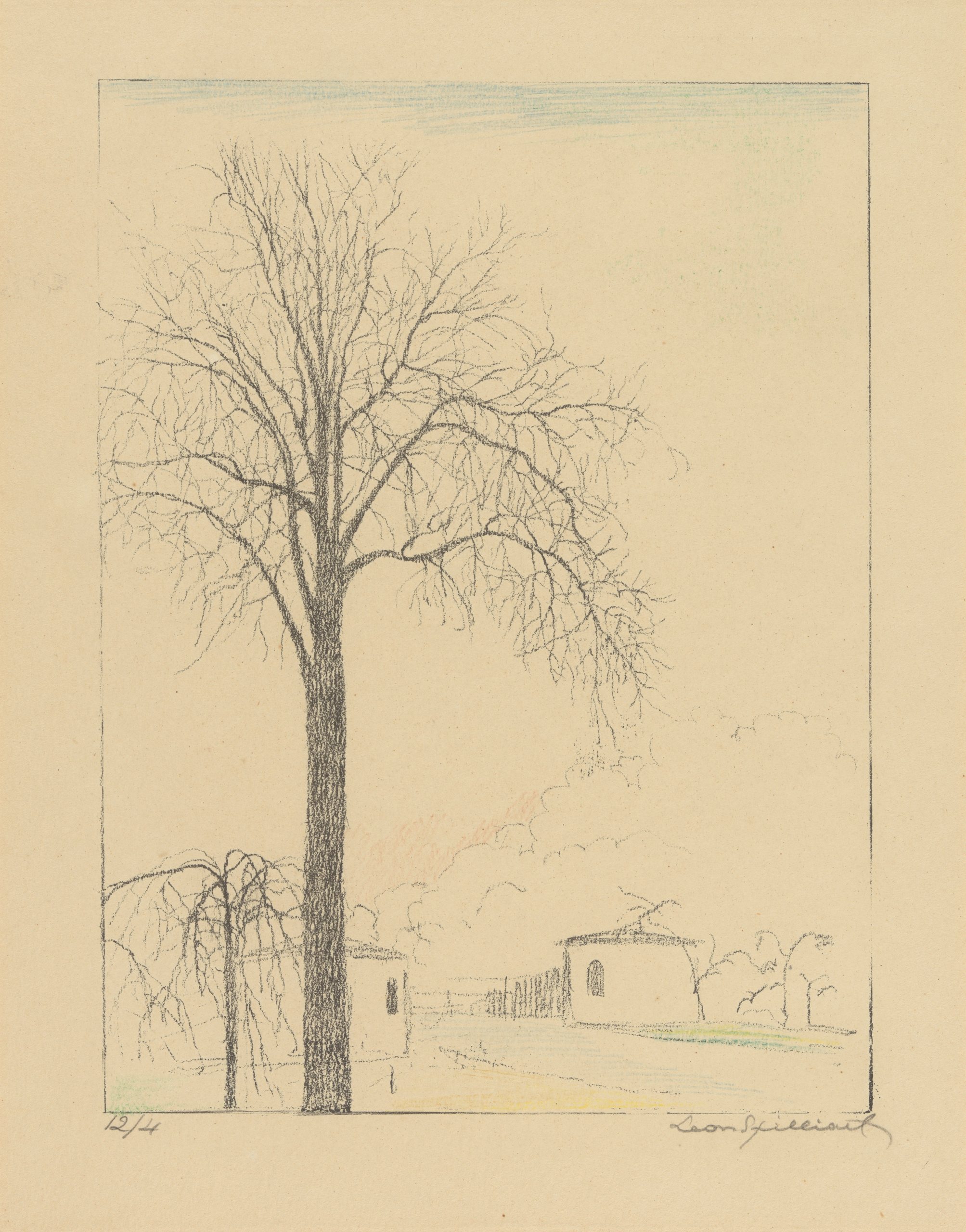《布拉班松 6 号站点》（Sites Brabançons 6）｜莱昂·斯皮里亚特 Léon Spilliaert｜1919