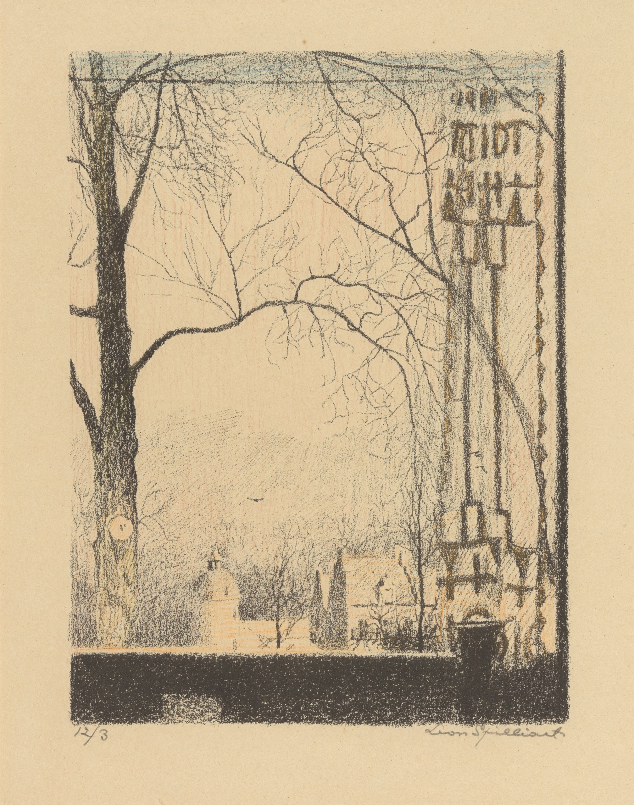 《布拉班松 5 号站点》（Sites Brabançons 5）｜莱昂·斯皮里亚特 Léon Spilliaert｜1919