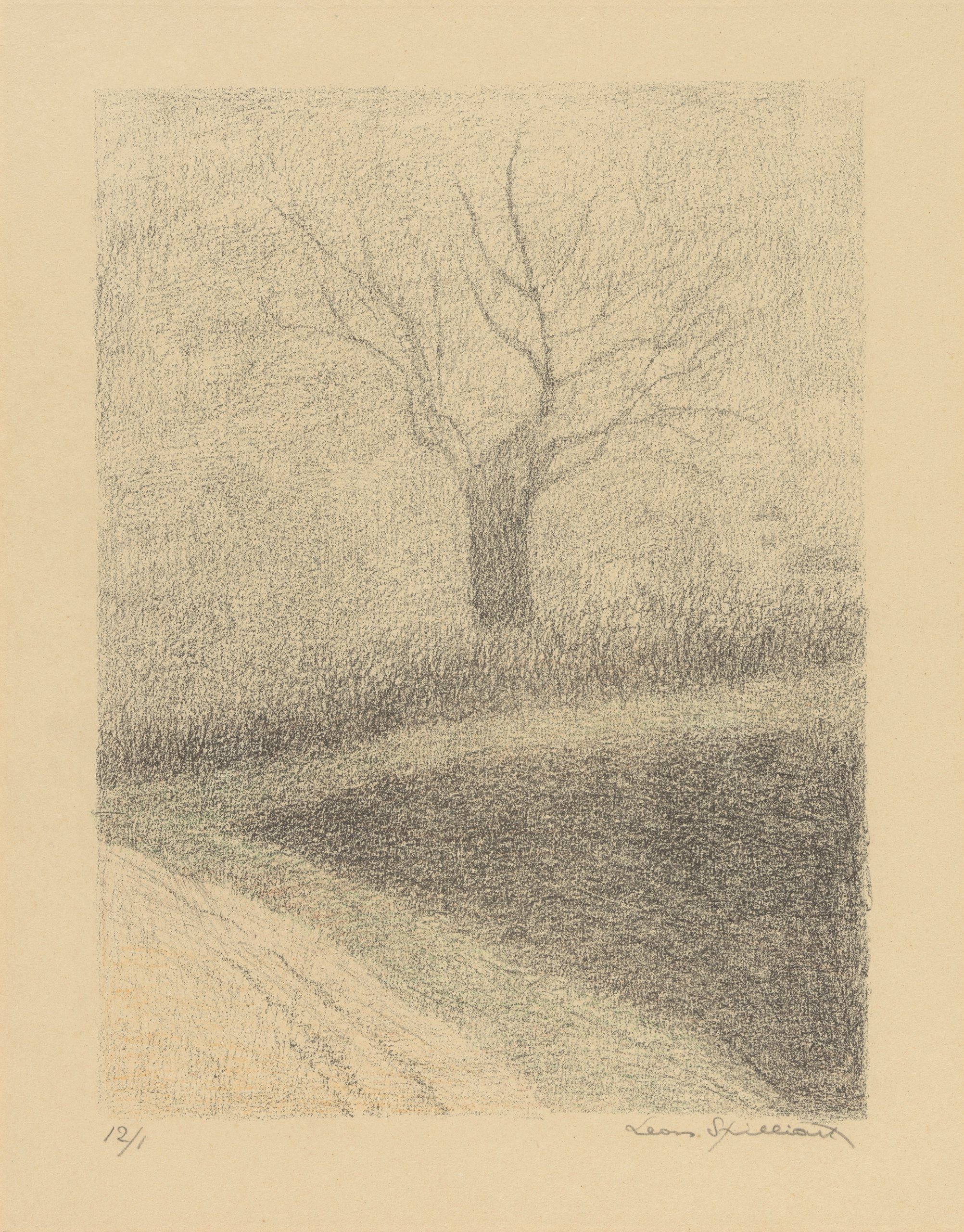 《布拉班松 4 号站点》（Sites Brabançons 4）｜莱昂·斯皮里亚特 Léon Spilliaert｜1919