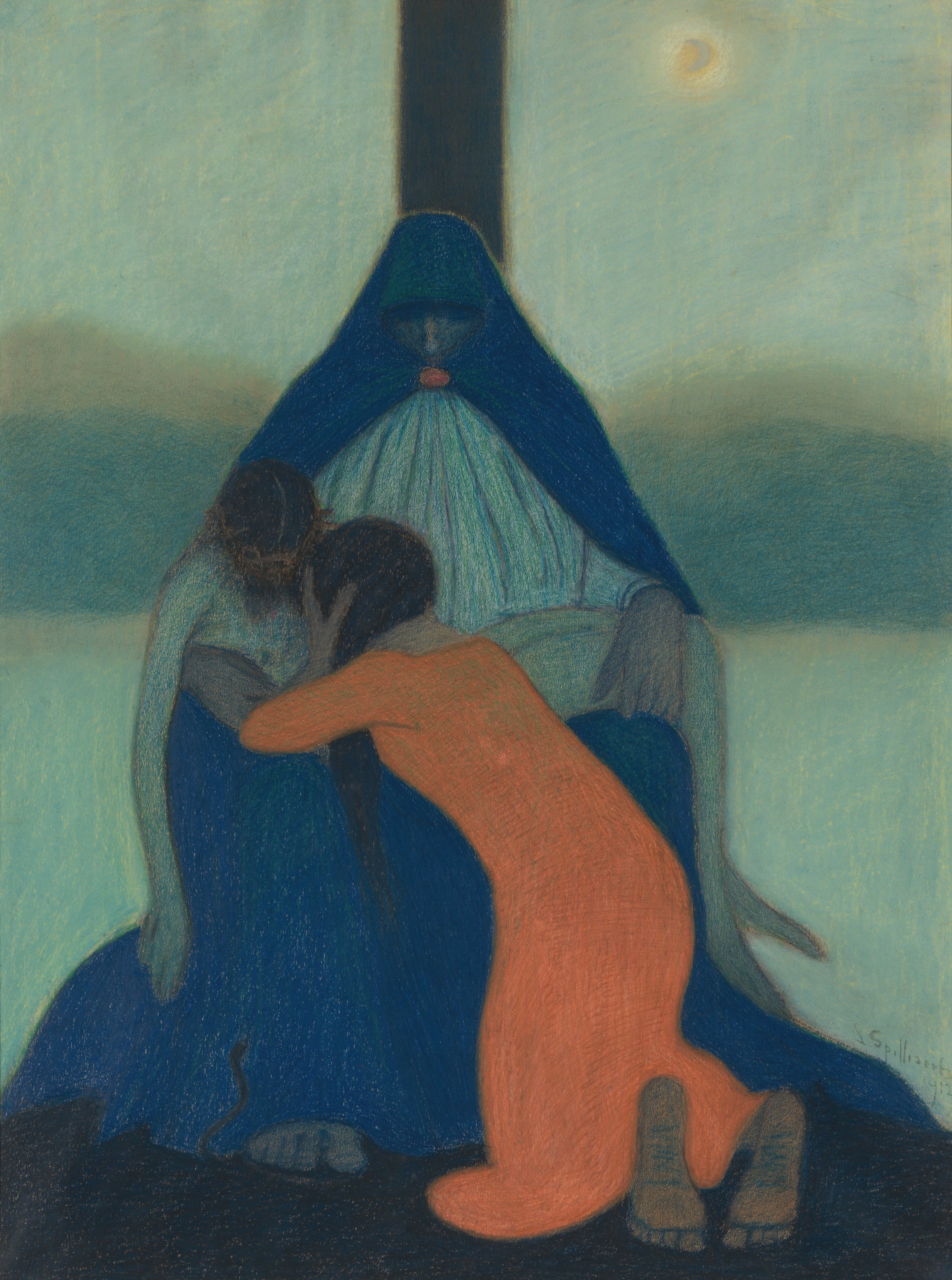 《彼得》（Peter）｜莱昂·斯皮里亚特 Léon Spilliaert｜1912