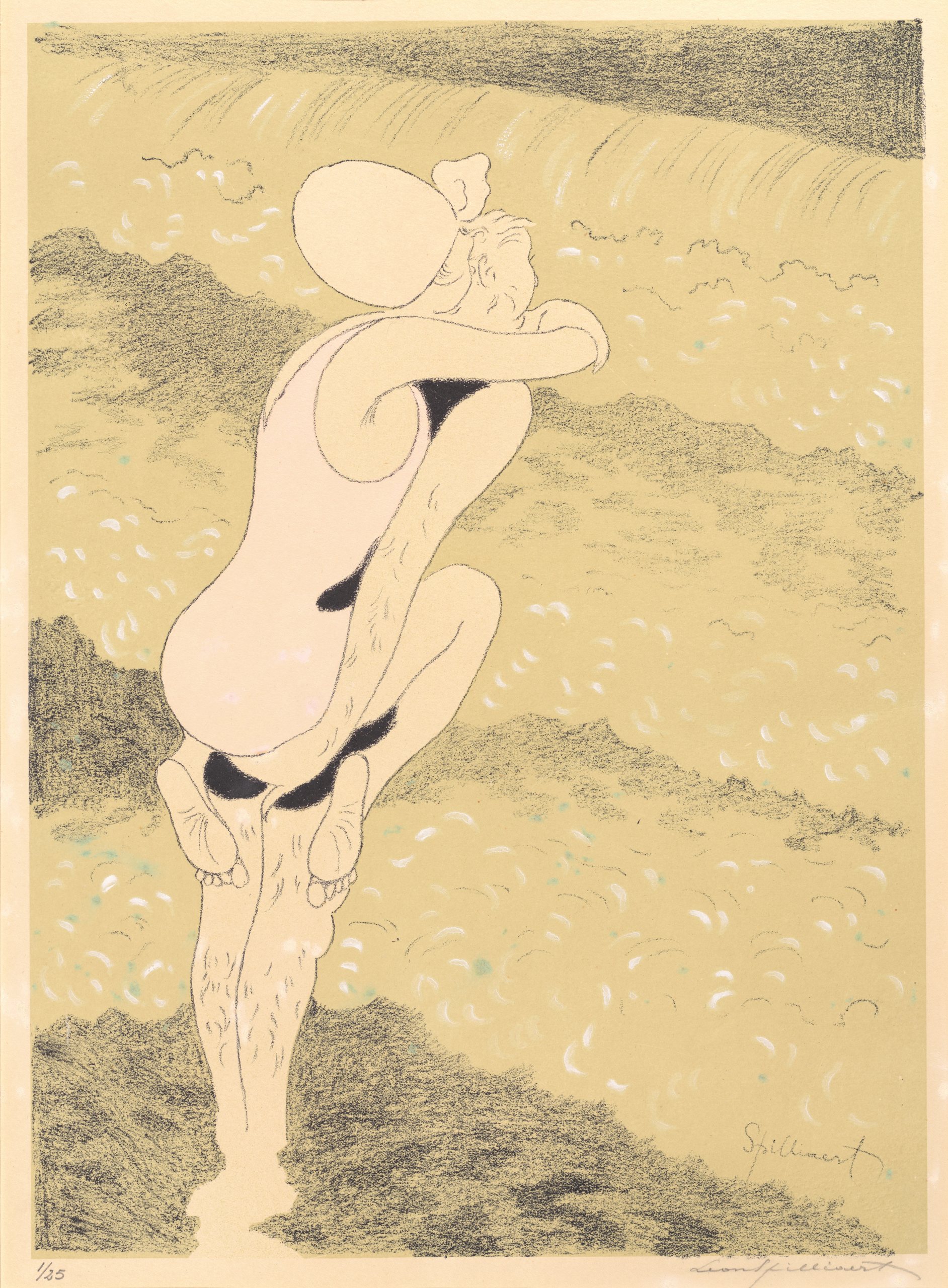 《沐浴者》（The Bathers）｜莱昂·斯皮里亚特 Léon Spilliaert｜1917
