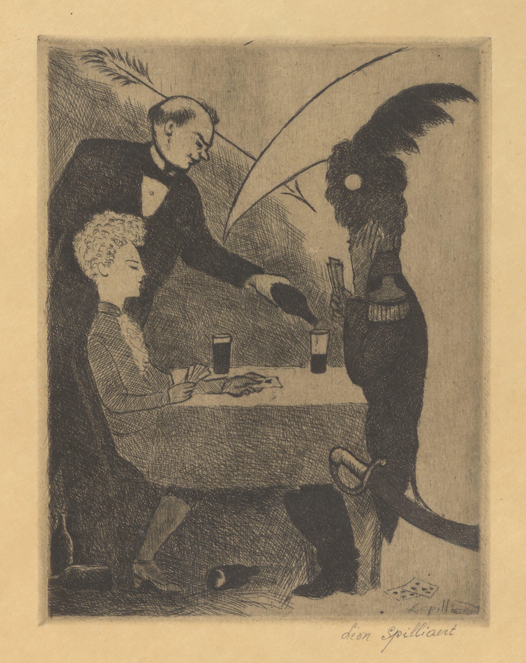 《箭与镰刀》（Arrows and the Scythe）｜莱昂·斯皮里亚特 Léon Spilliaert｜1935