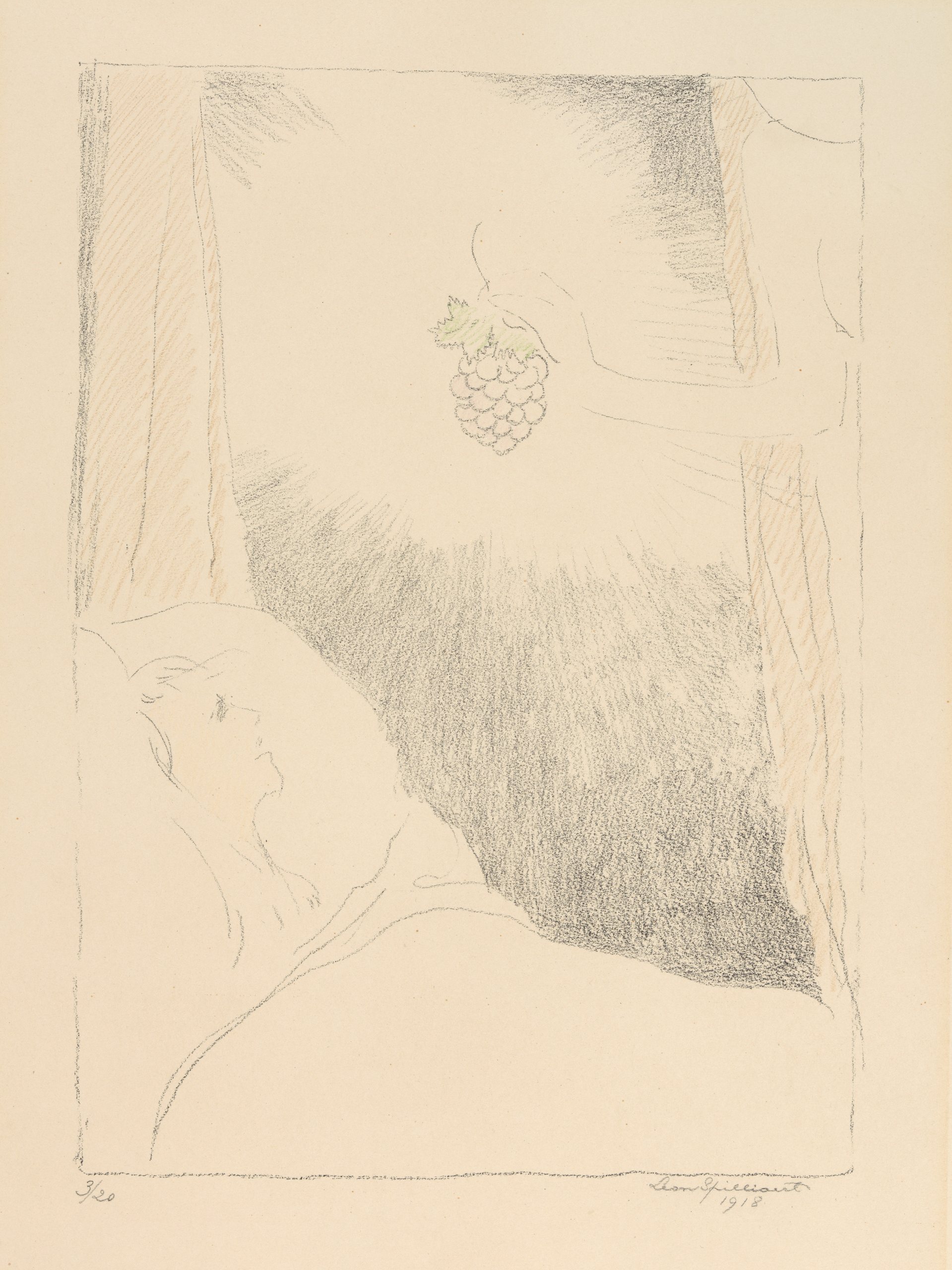 《温室 10》（Hothouses 10）｜莱昂·斯皮里亚特 Léon Spilliaert｜1918