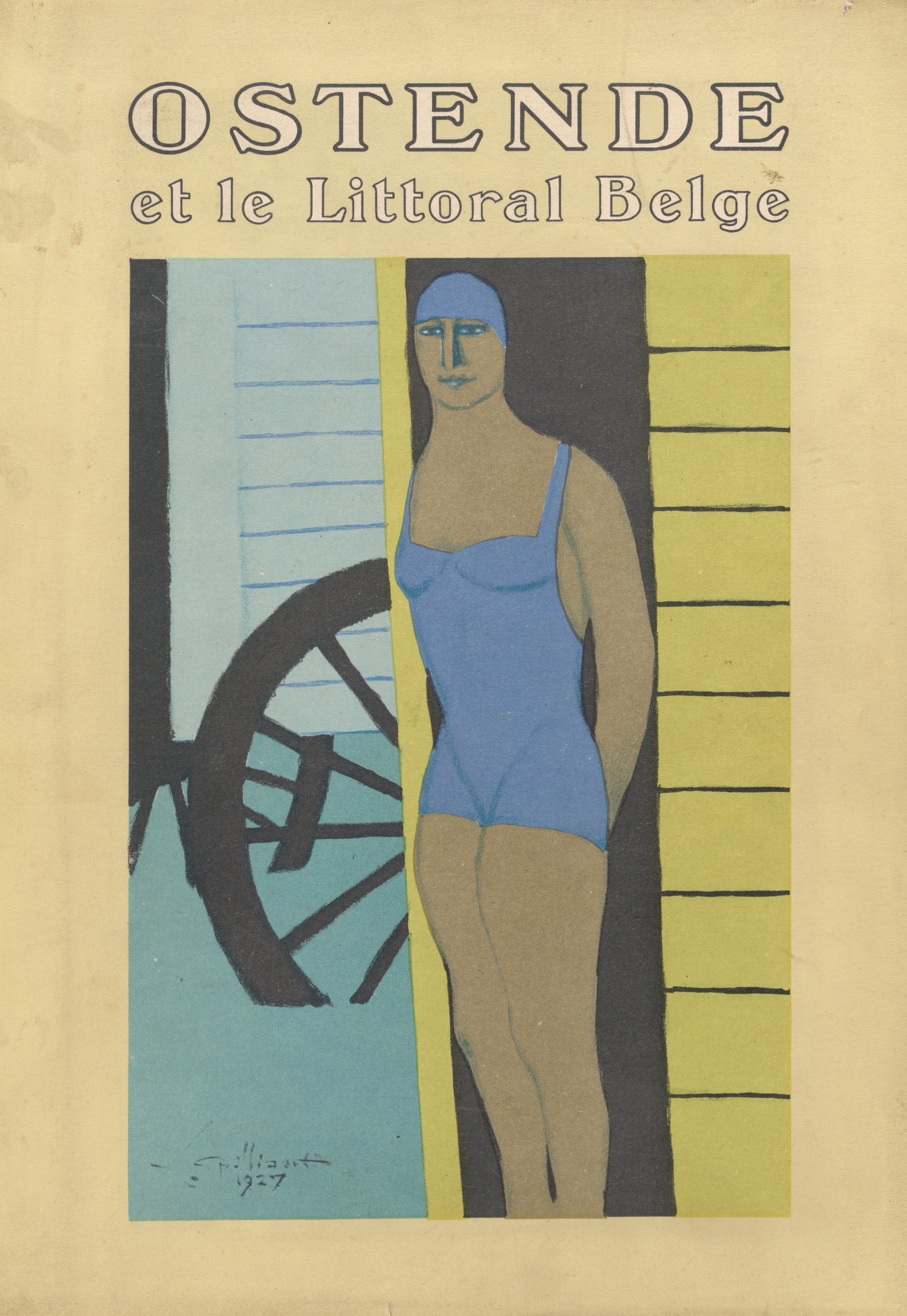 《奥斯坦德和比利时海岸》（Ostend and the Belgian coast）｜莱昂·斯皮里亚特 Léon Spilliaert｜1927-1929