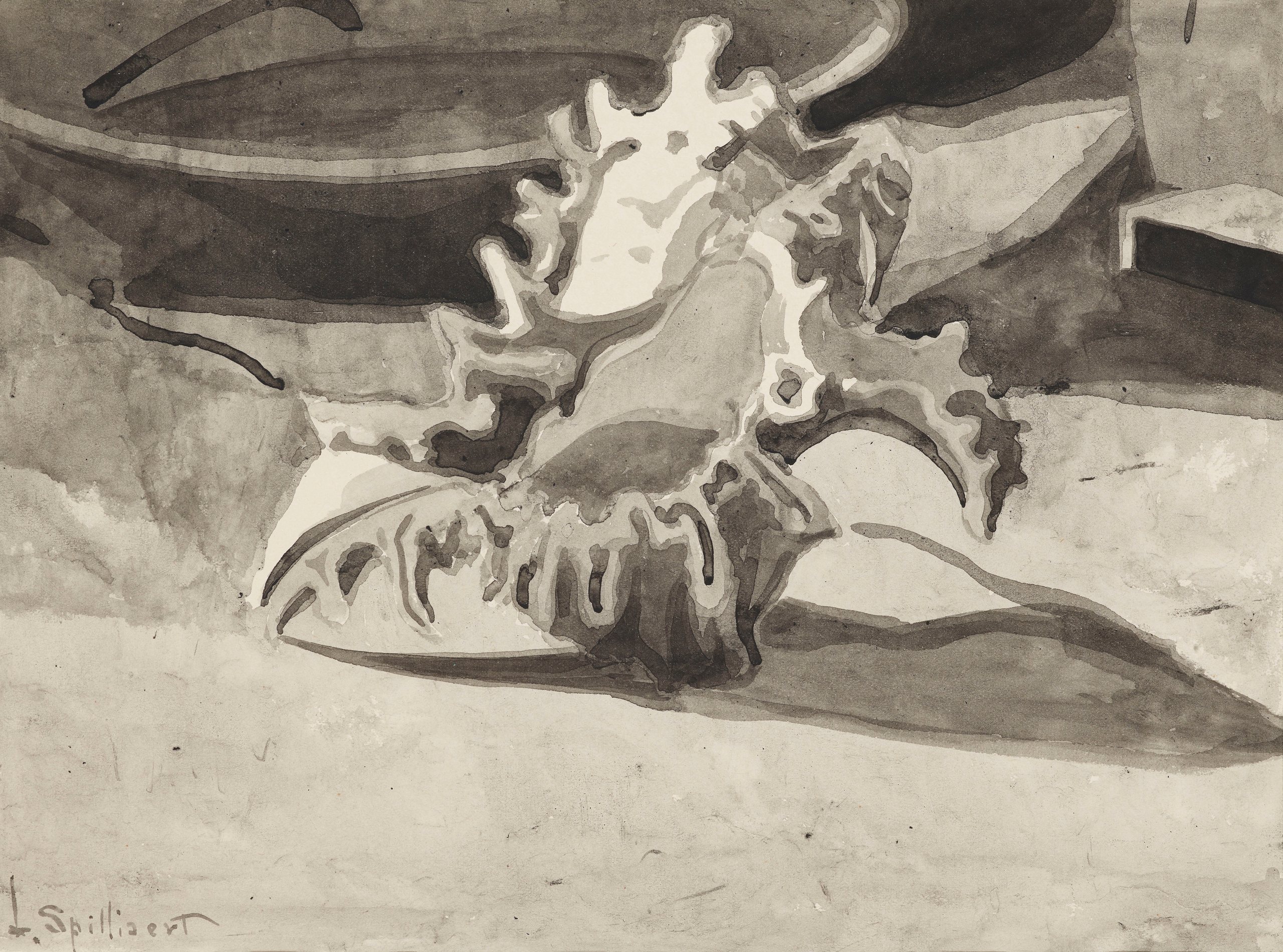《贝类》（Shellfish）｜莱昂·斯皮里亚特 Léon Spilliaert｜1909