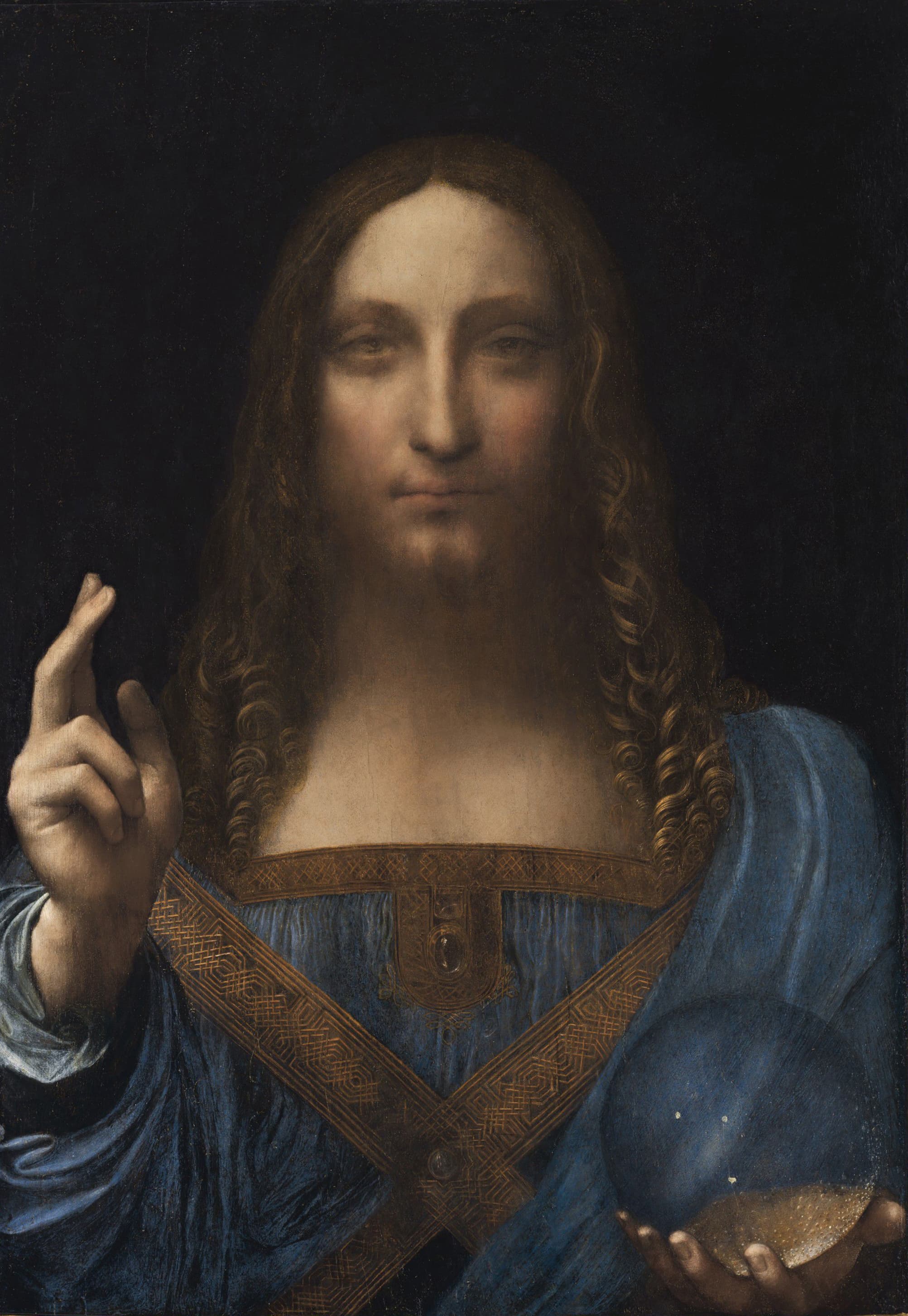 《救世主》（Salvator Mundi）｜莱奥纳多·达·芬奇 Leonardo da Vinci｜约1500