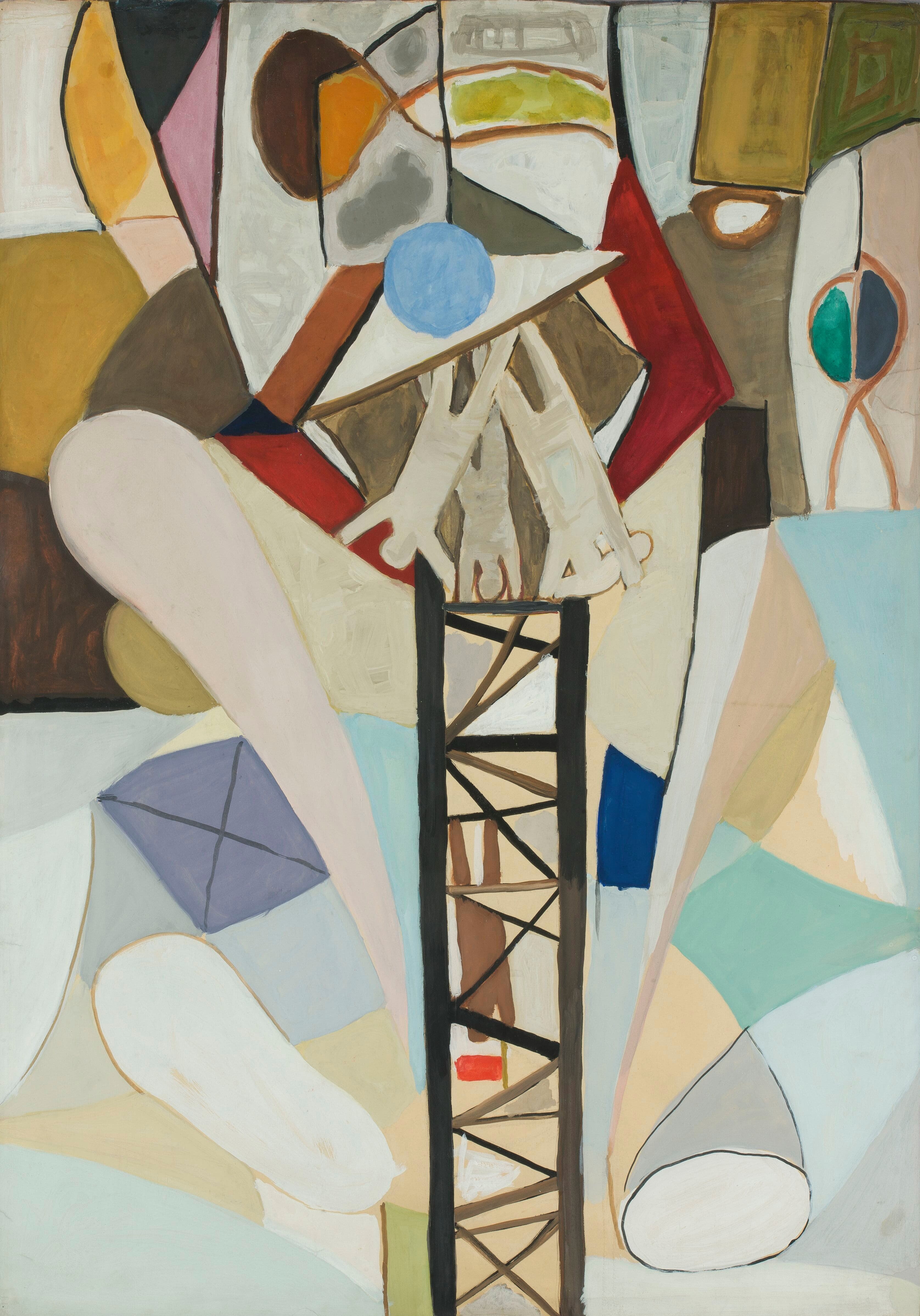 《建设广播电台》（Construction of a radio station）｜马雷克·沃达尔斯基 Marek Włodarski｜1949