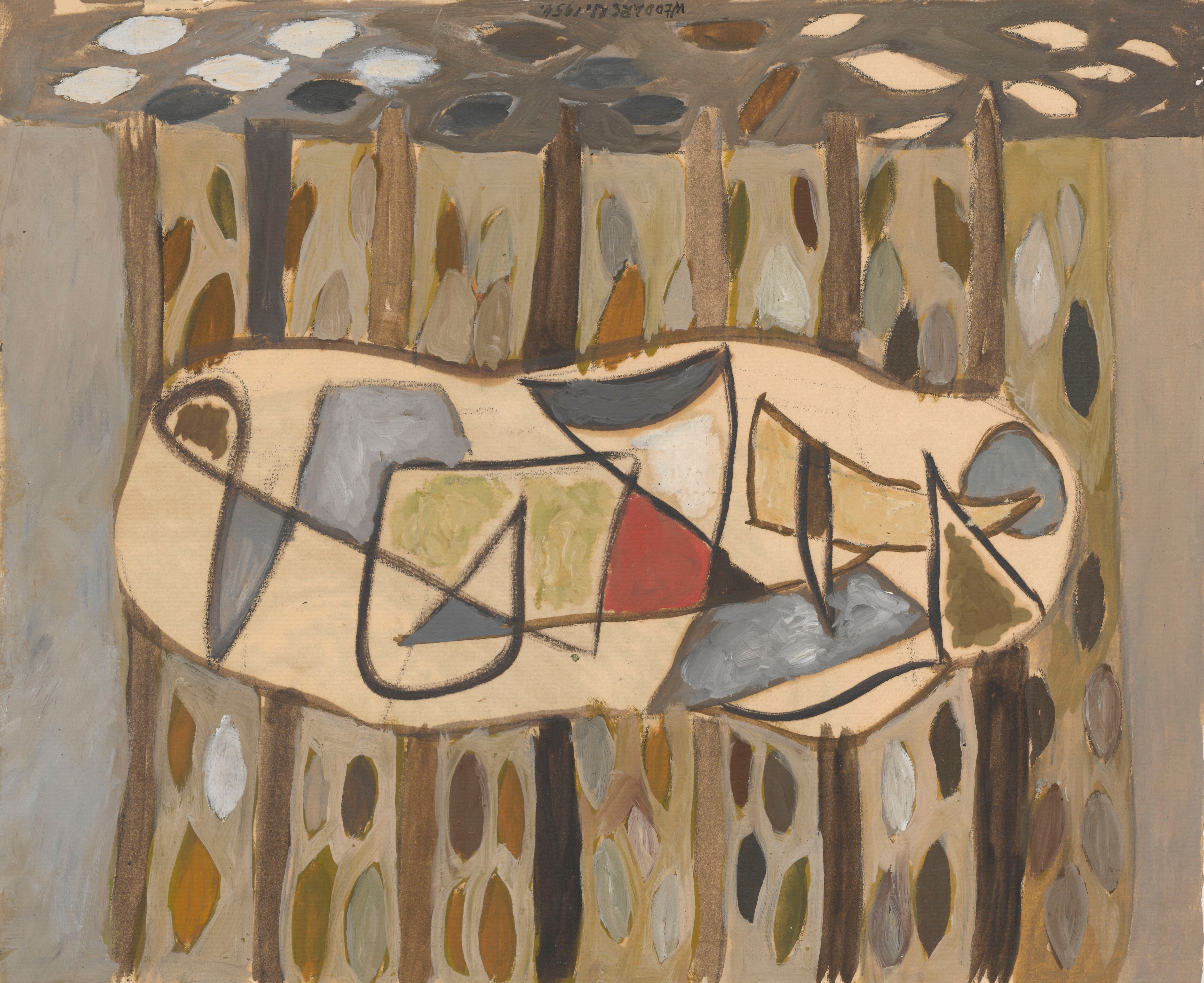 《秋天的景色》（Autumn scene）｜马雷克·沃达尔斯基 Marek Włodarski｜1954