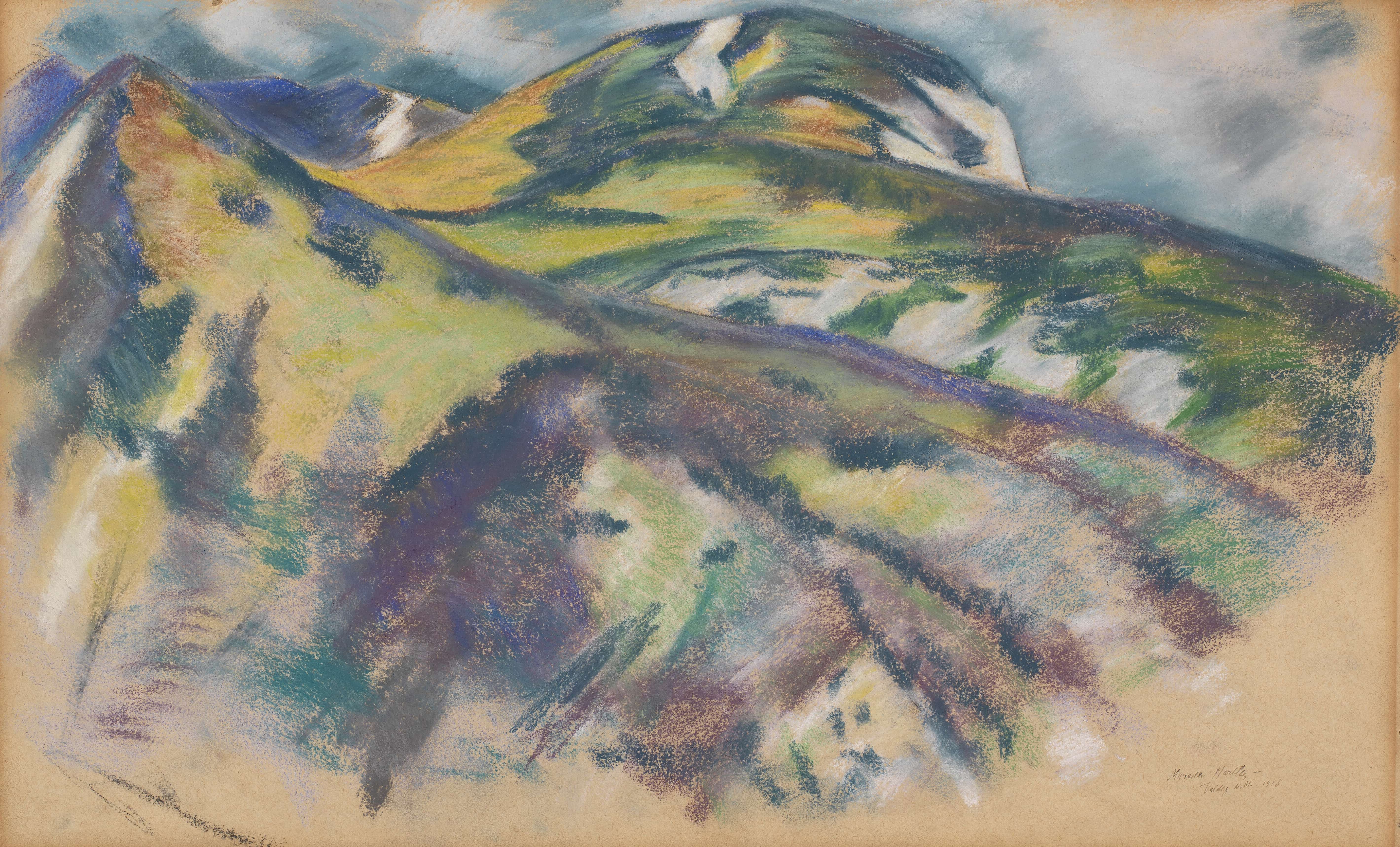 《瓦尔德斯丘陵》（Valdez Hills）｜马斯登·哈特利｜1918