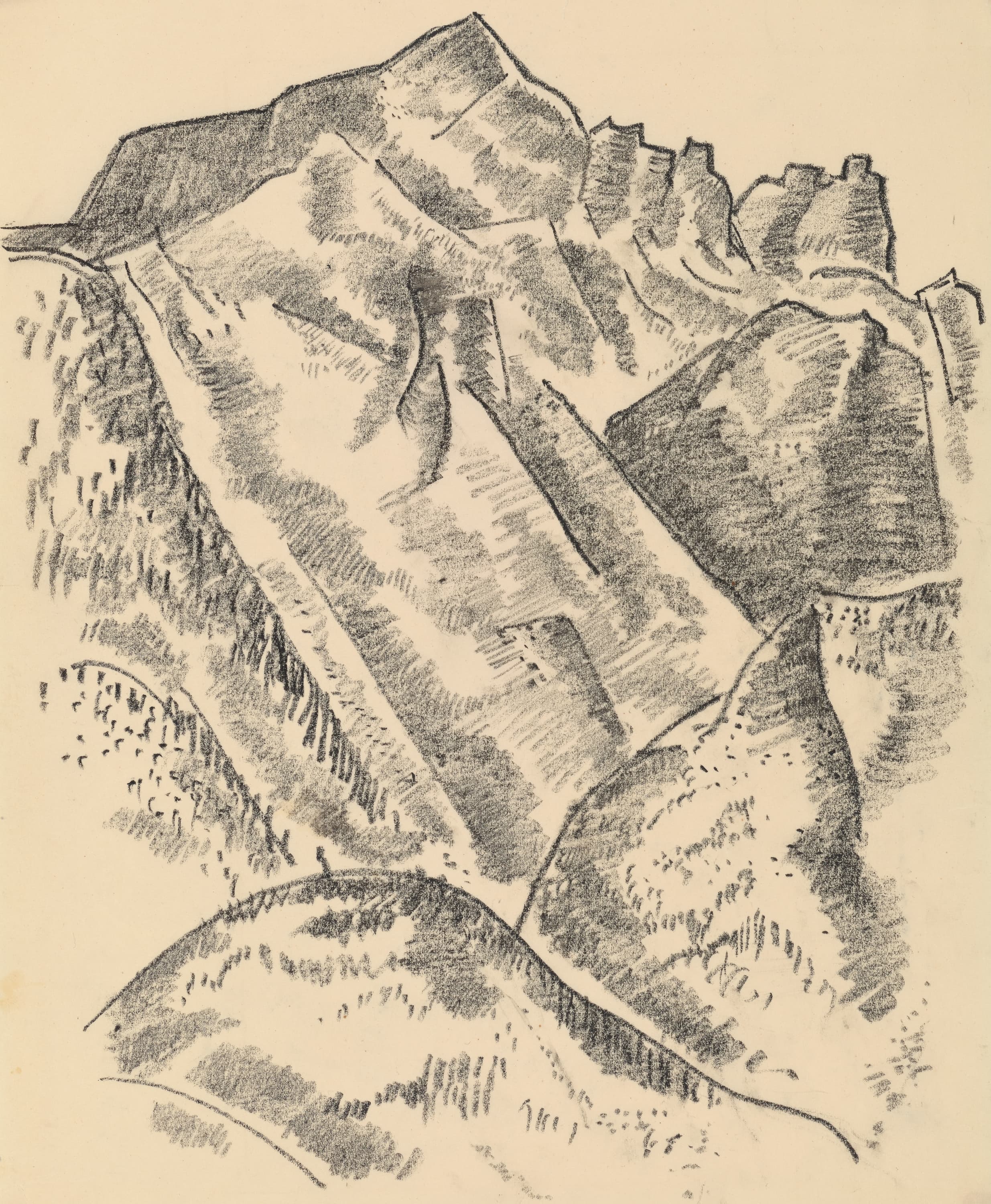 《瓦克森施坦峰》（Waxenstein）｜马斯登·哈特利｜1933