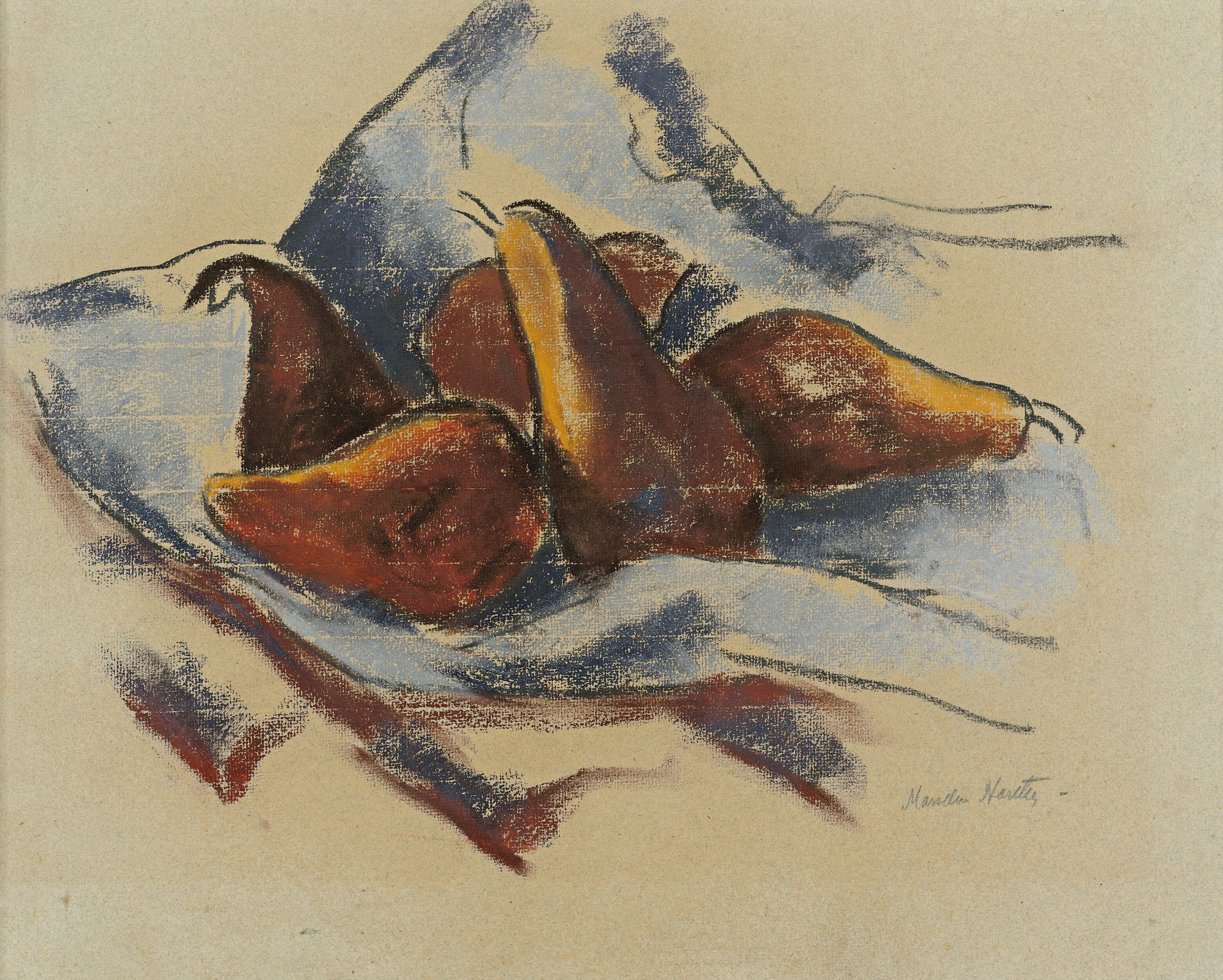 《梨子静物》（Still Life With Pears）｜马斯登·哈特利｜不明