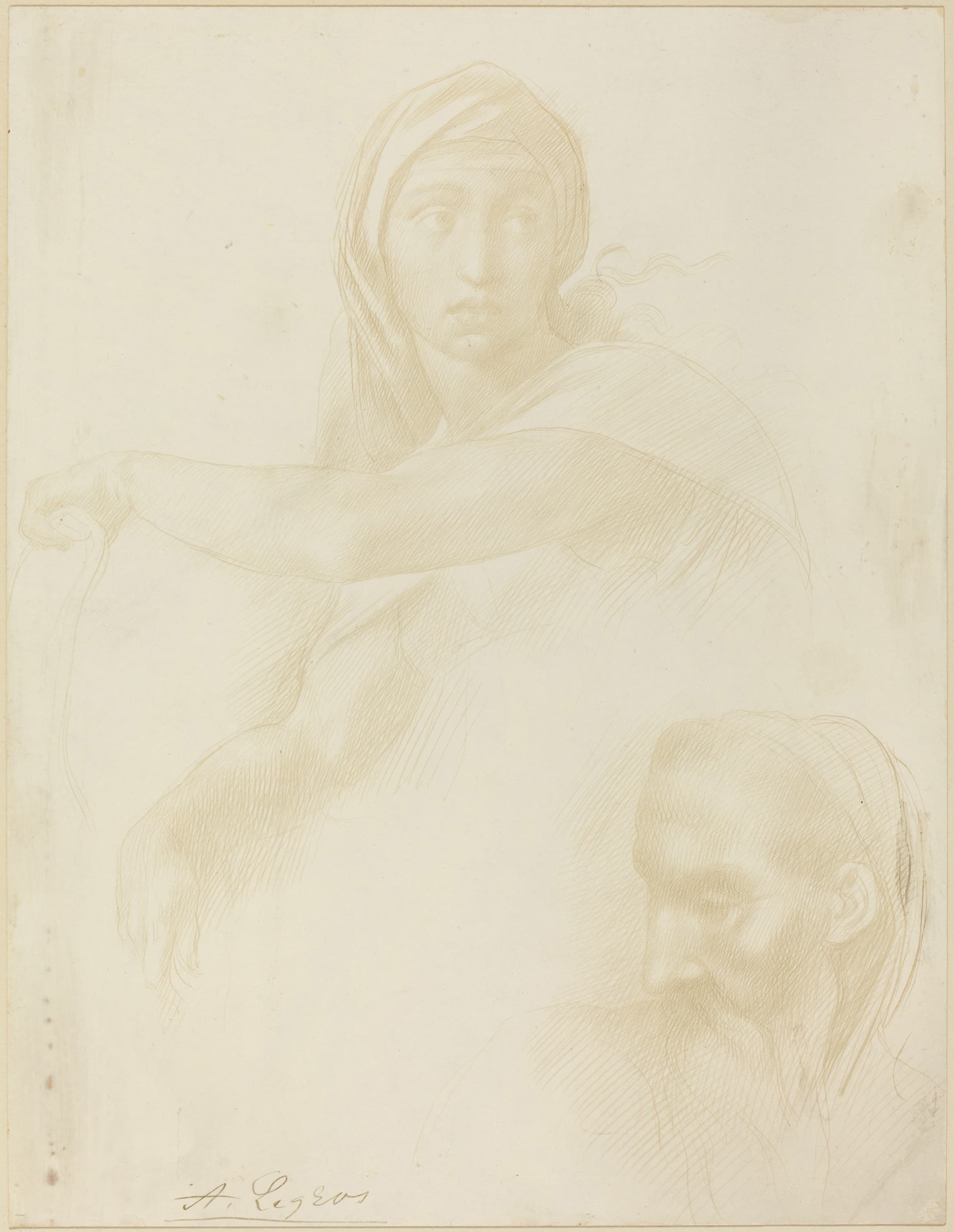 《克娄巴特拉》（Cleopatra）｜米开朗基罗 Michelangelo Buonarroti｜约1533–1534