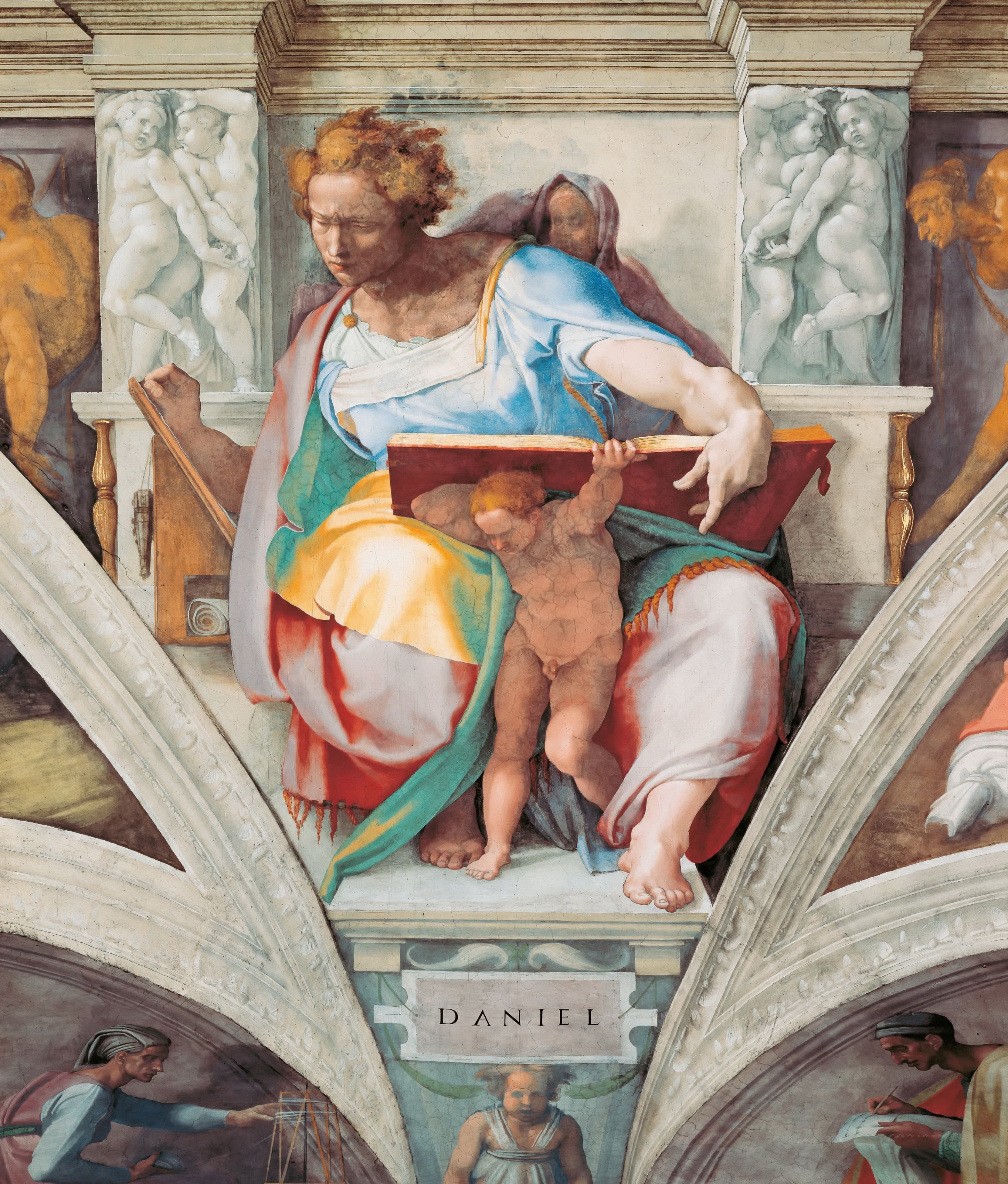 《先知但以理》（The Prophet Daniel）｜米开朗基罗 Michelangelo Buonarroti｜约1511