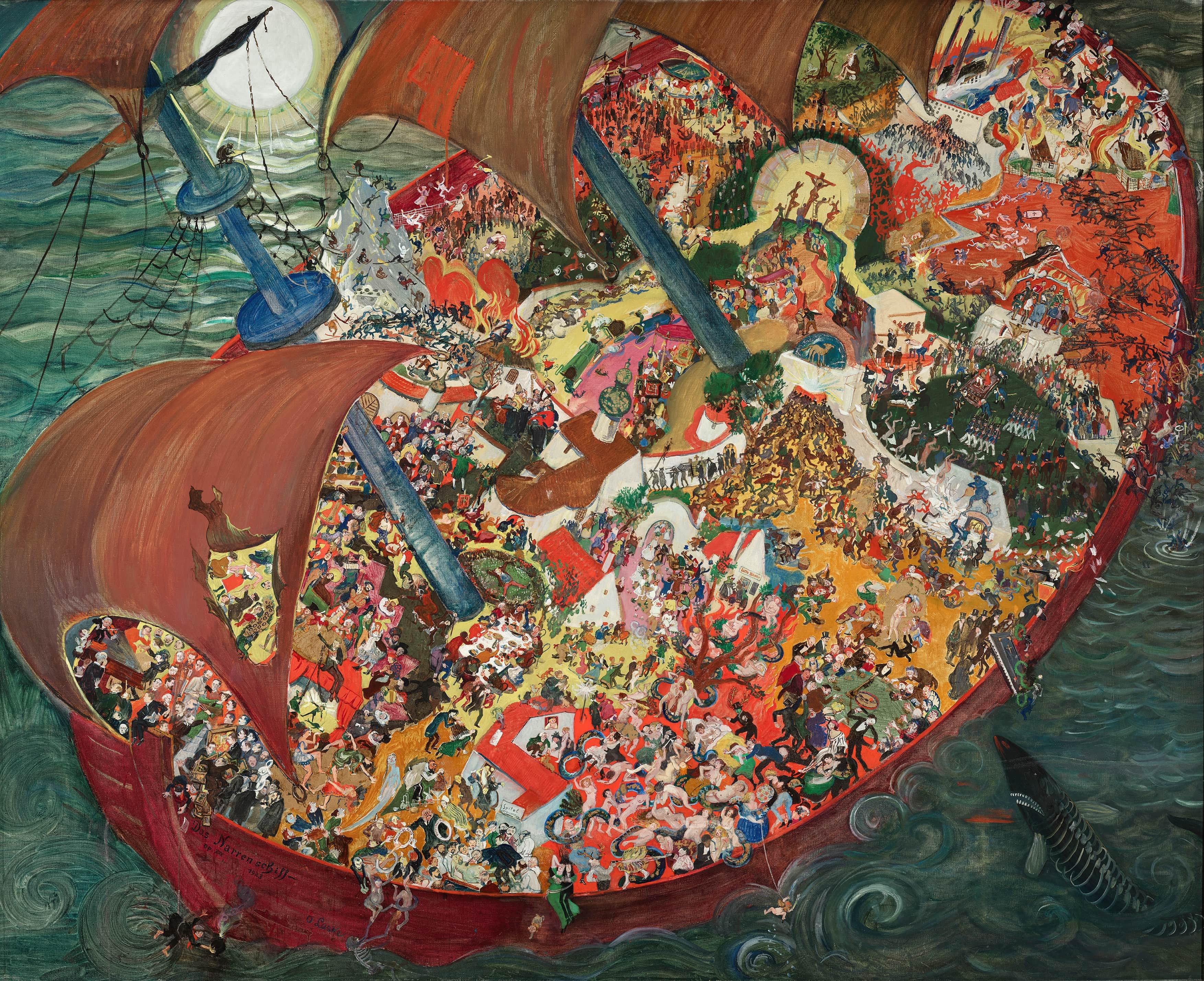 《愚人船》（The Ship of Fools）｜奥斯卡·拉斯克 Oskar Laske｜1923