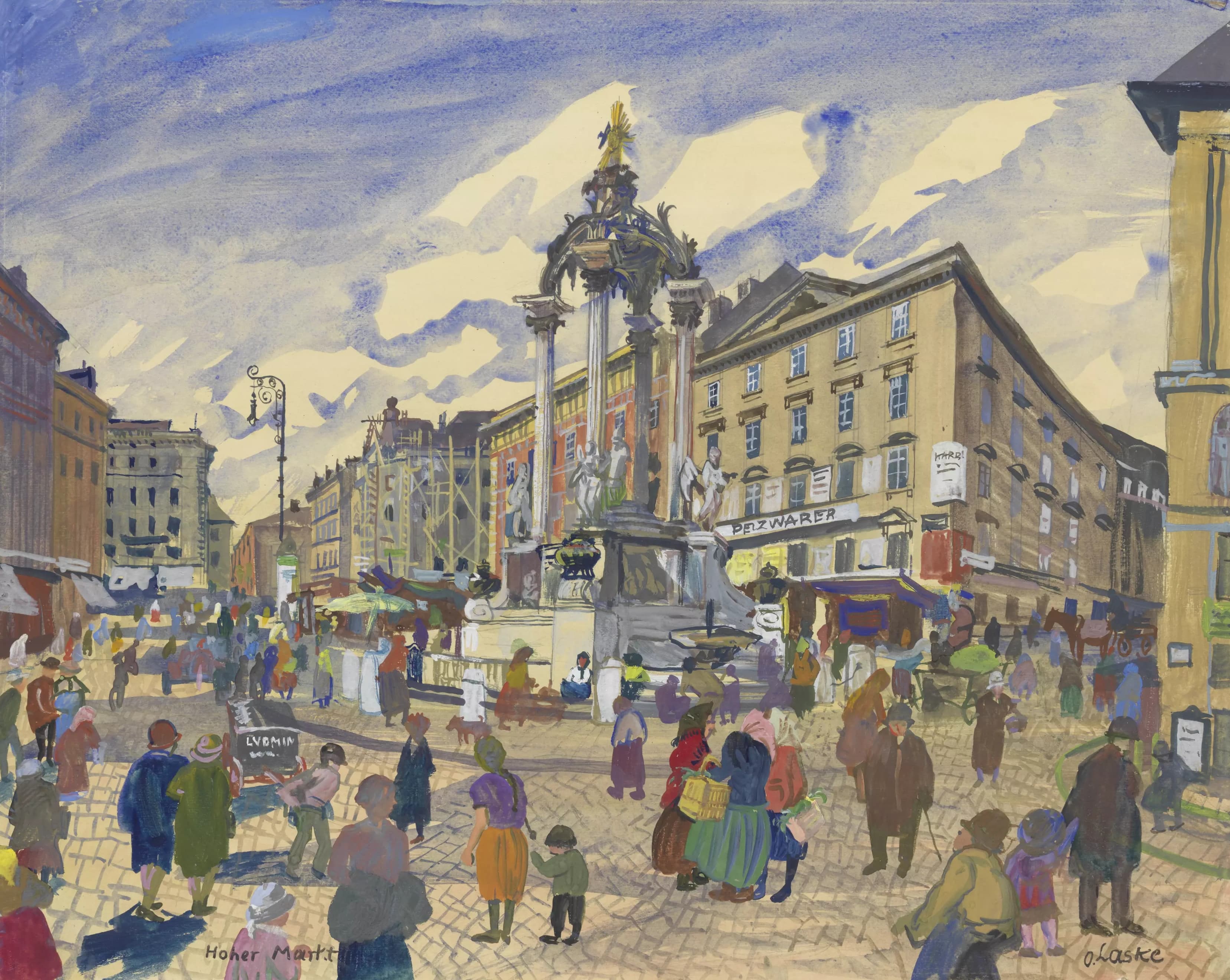 《高市场》（High market）｜奥斯卡·拉斯克 Oskar Laske｜1930