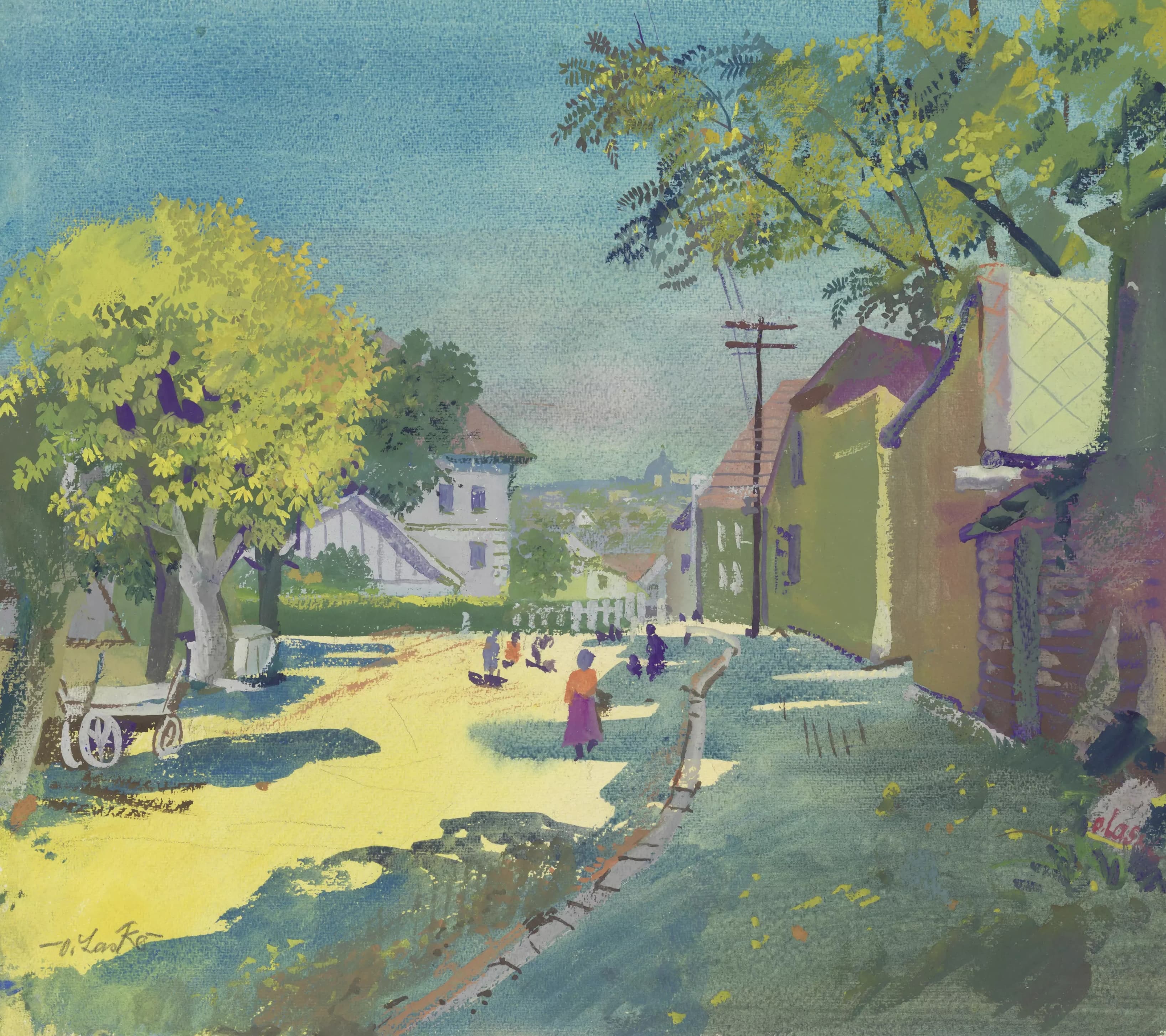 《XIII 格劳索尔街》（XIII Glausauergasse）｜奥斯卡·拉斯克 Oskar Laske｜1940
