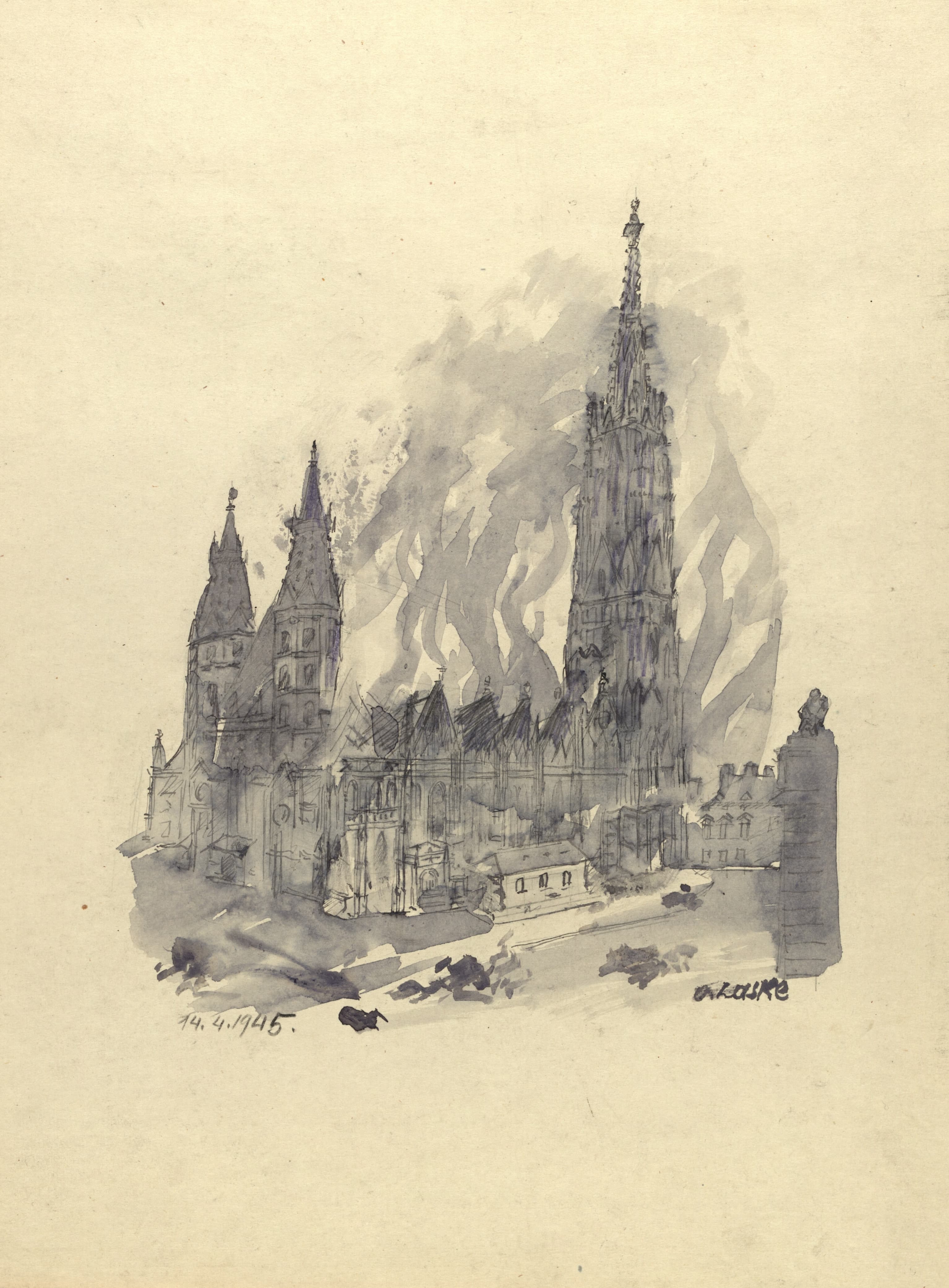 《I. 斯蒂芬教堂》（I. Stephanskirche）｜奥斯卡·拉斯克 Oskar Laske｜1945