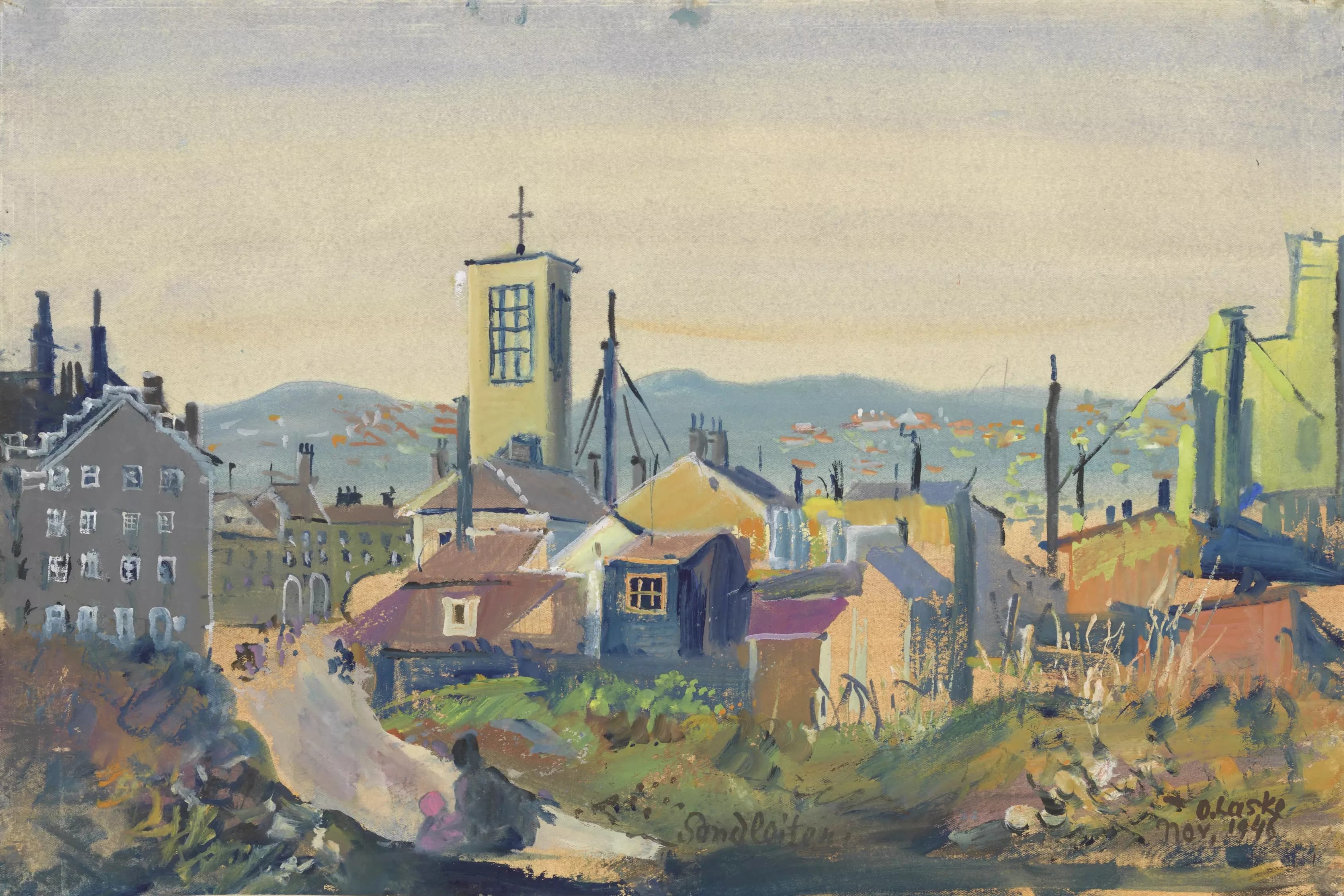 《桑德莱滕定居点》（Sandleiten settlement）｜奥斯卡·拉斯克 Oskar Laske｜1946