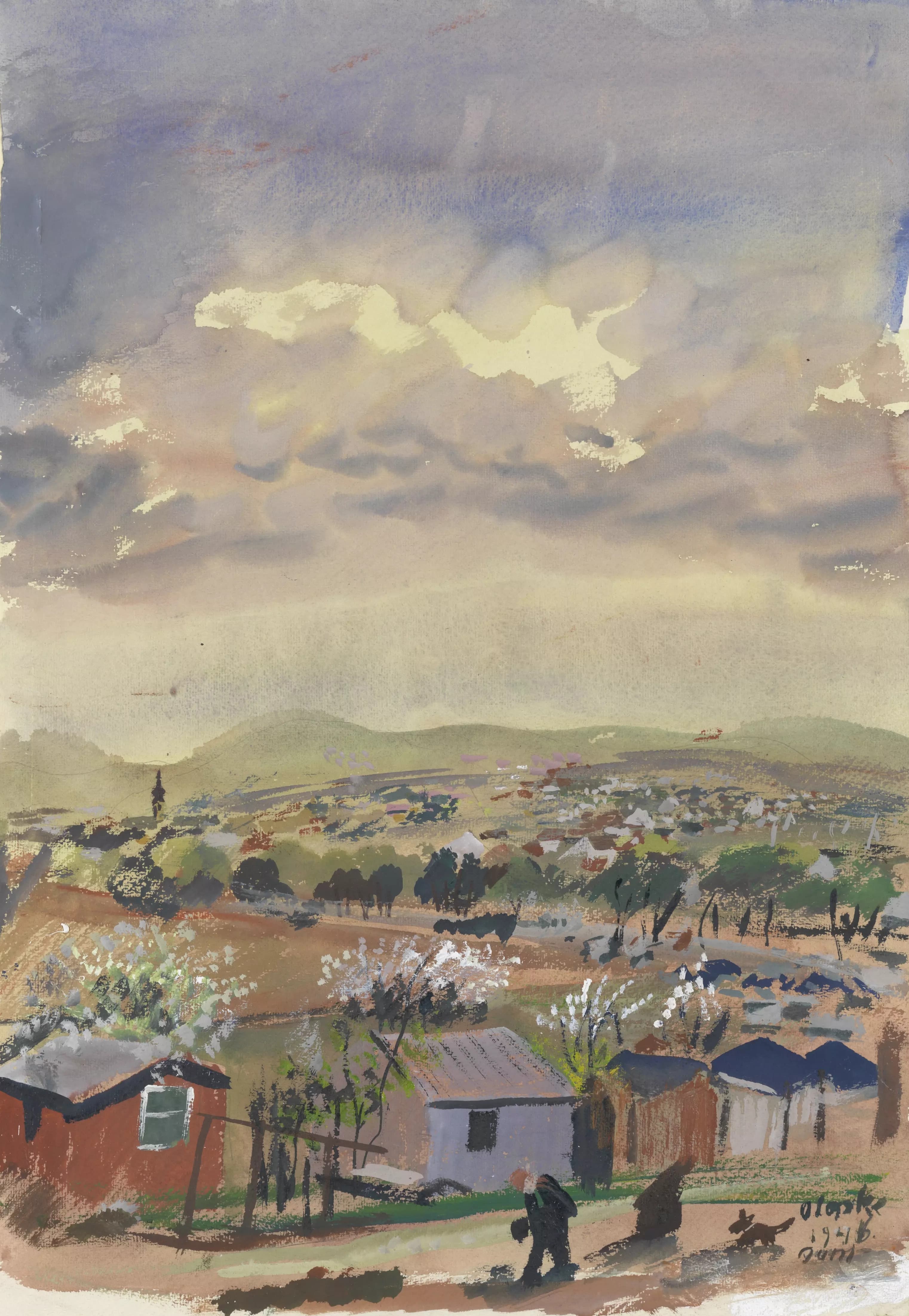 《十三．伯格转子；奥伯圣诺》（XIII. Berg Rotor ; Ober St. Know）｜奥斯卡·拉斯克 Oskar Laske｜1946