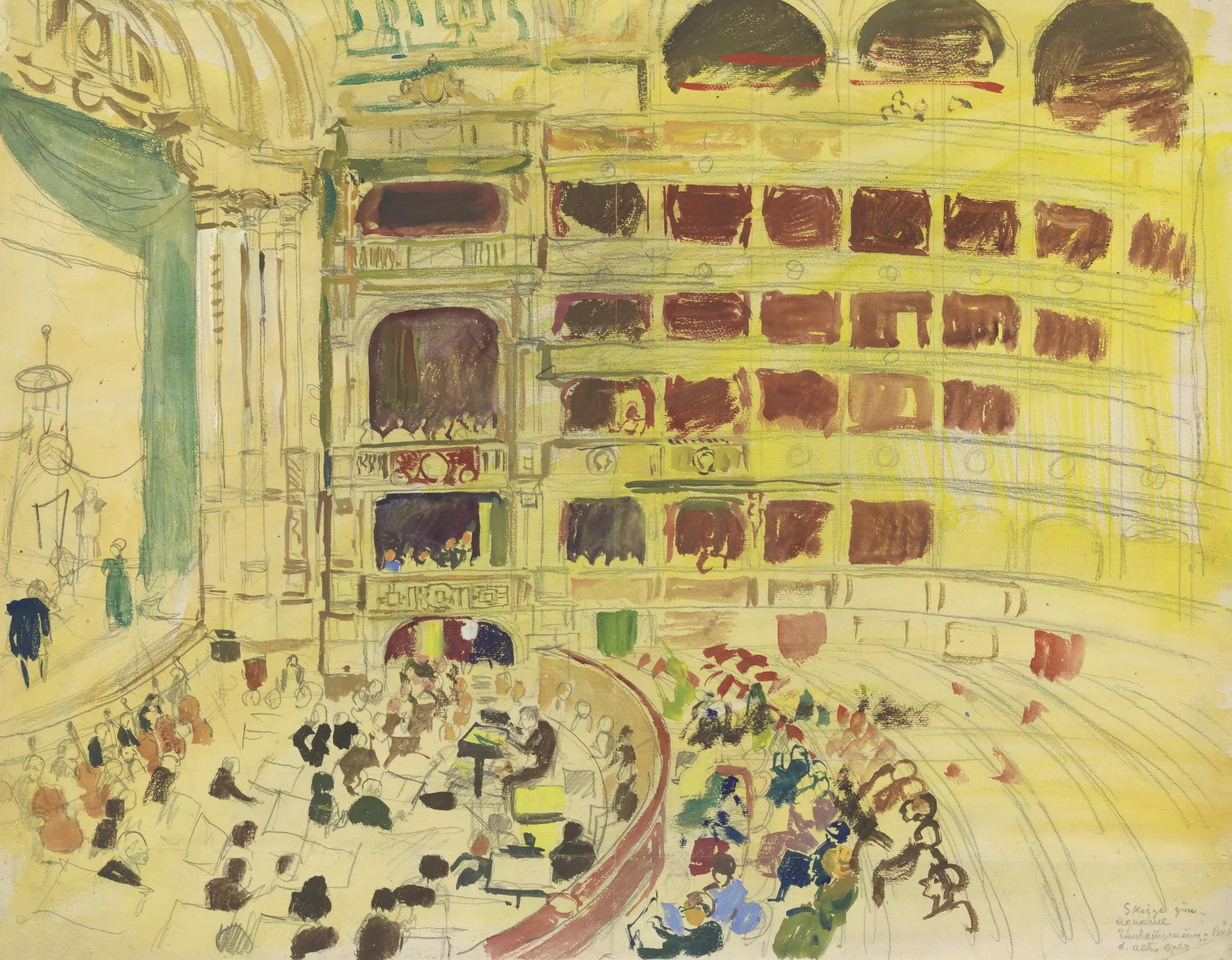 《一、歌剧院》（I. Oper）｜奥斯卡·拉斯克 Oskar Laske｜1950