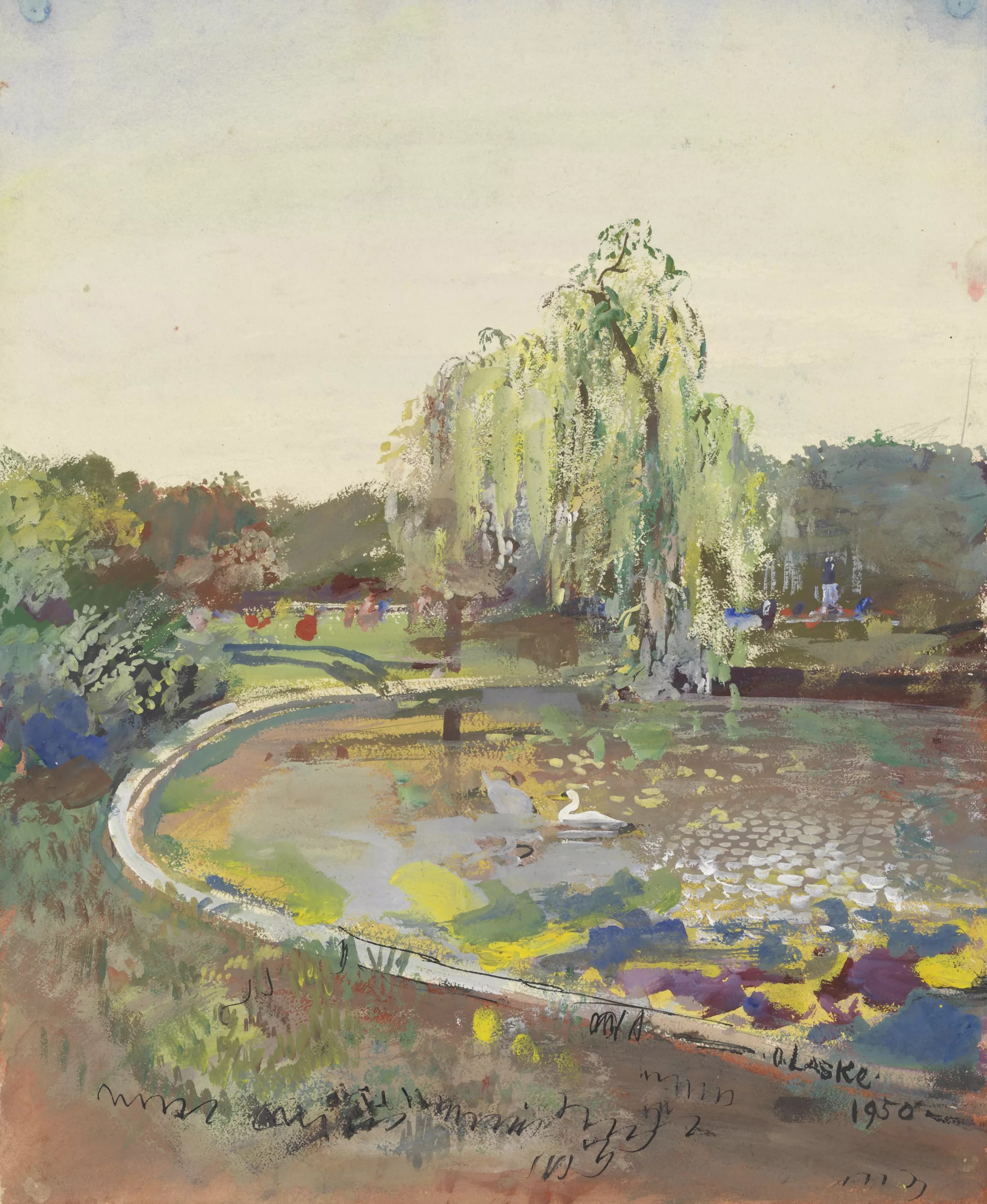 《I. 城市公园》（I. Stadtpark）｜奥斯卡·拉斯克 Oskar Laske｜1950
