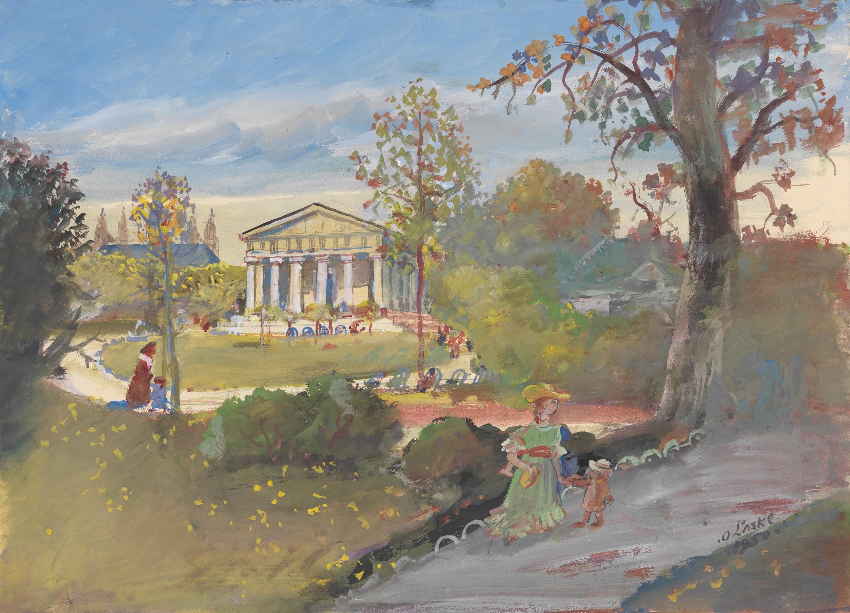 《I. 人民公园》（I. Volksgarten）｜奥斯卡·拉斯克 Oskar Laske｜1950