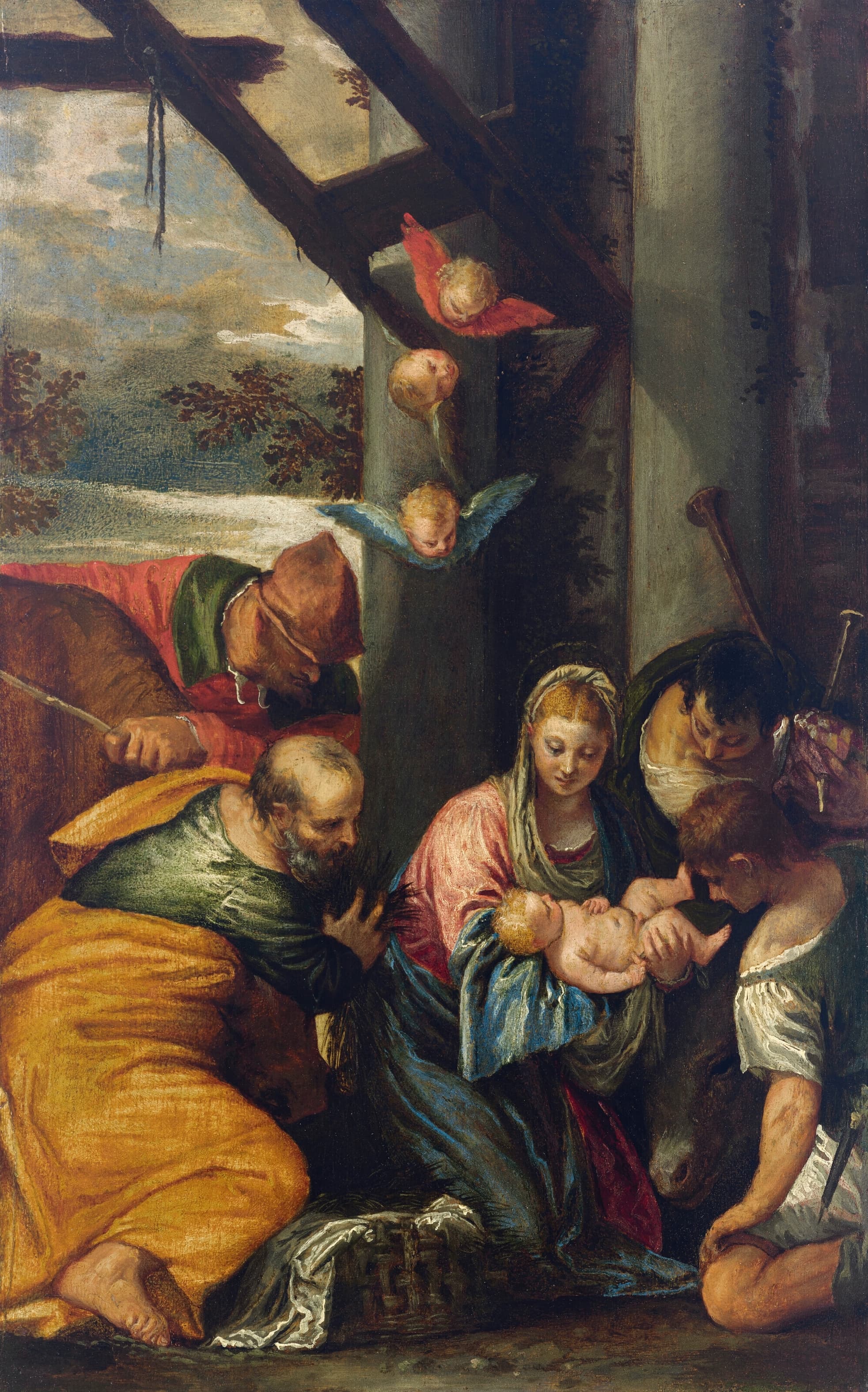 《牧羊人的朝拜》（The Adoration of the Shepherds）｜保罗·委罗内塞 Paolo Veronese｜不明