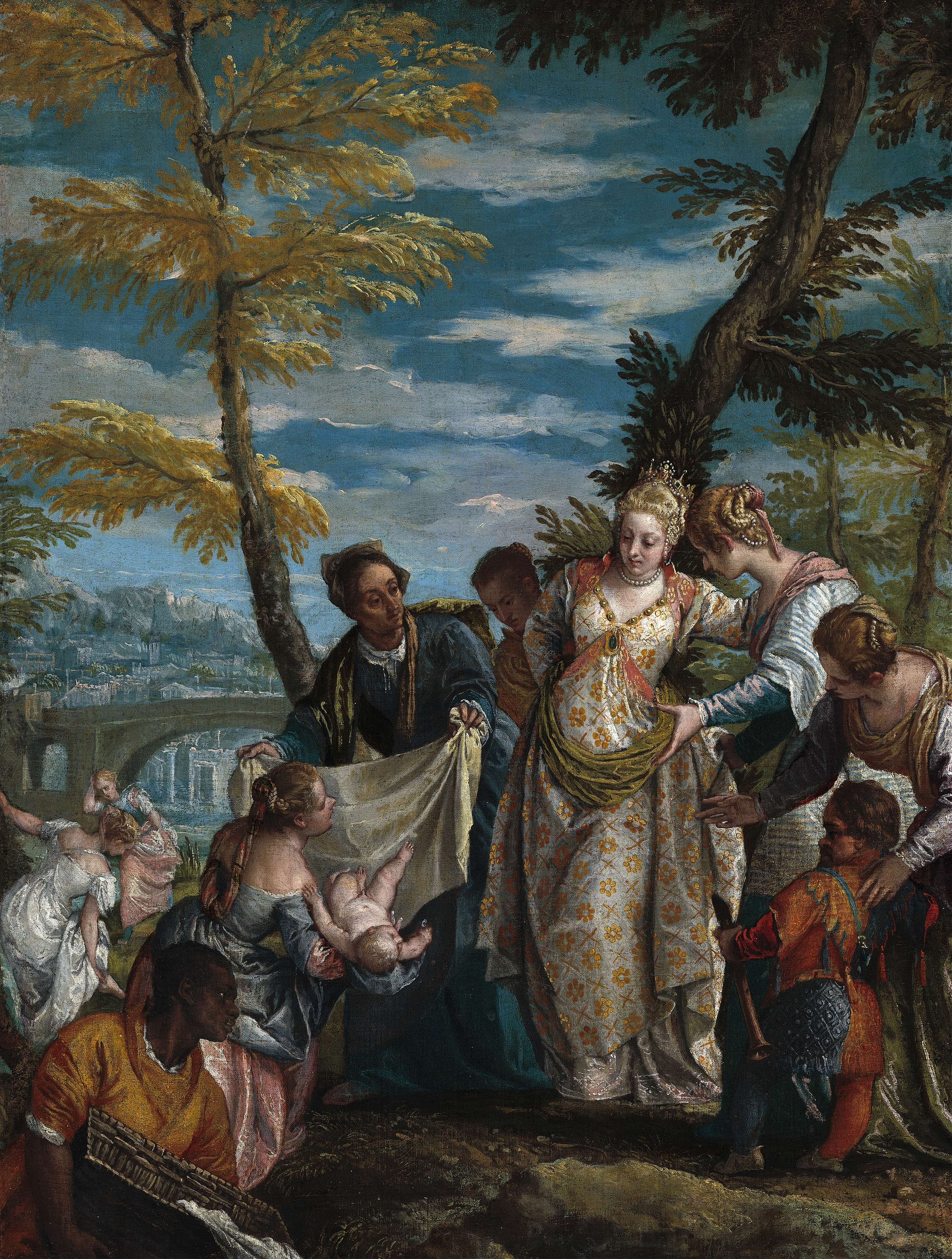 《发现摩西》（The Finding of Moses）｜保罗·委罗内塞 Paolo Veronese｜约1581–1582
