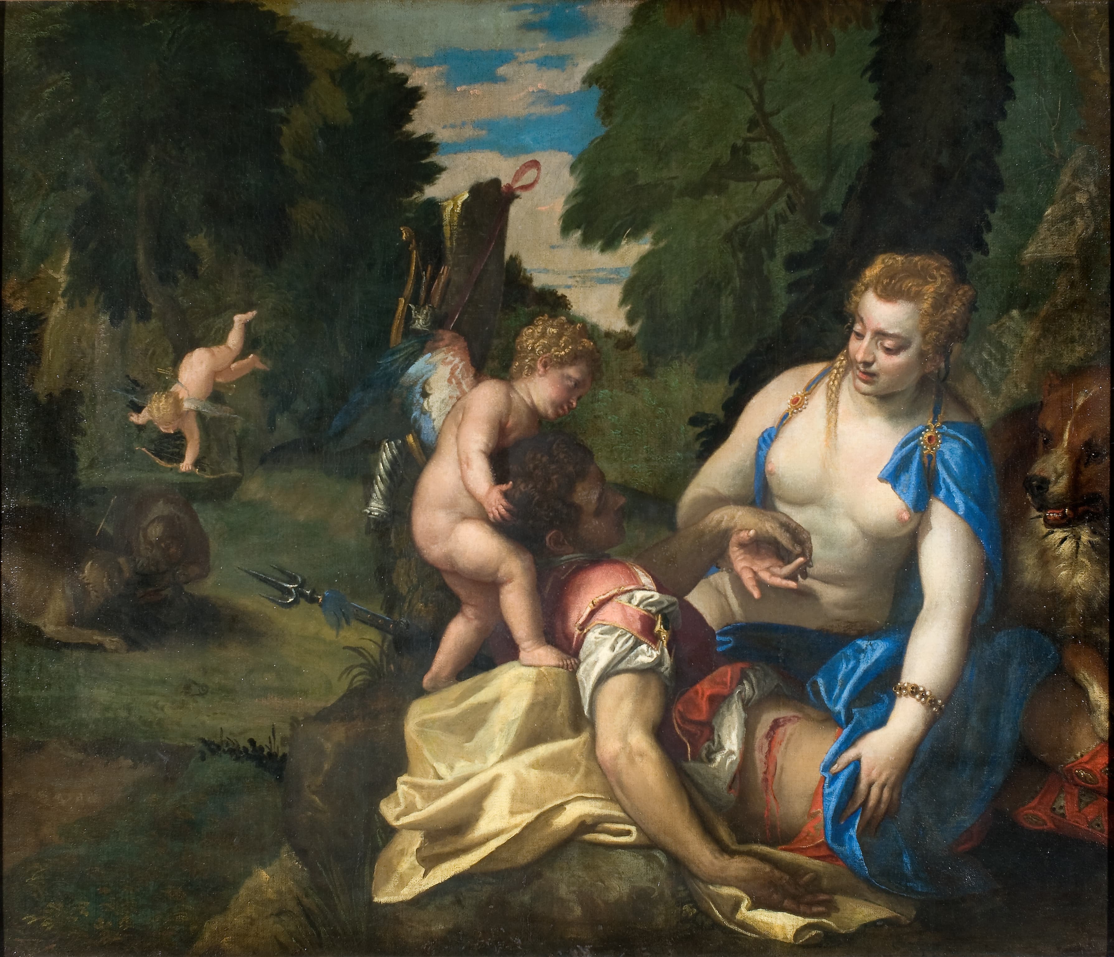 《维纳斯哀悼阿多尼斯》（Venus Mourning Adonis）｜保罗·委罗内塞 Paolo Veronese｜不明