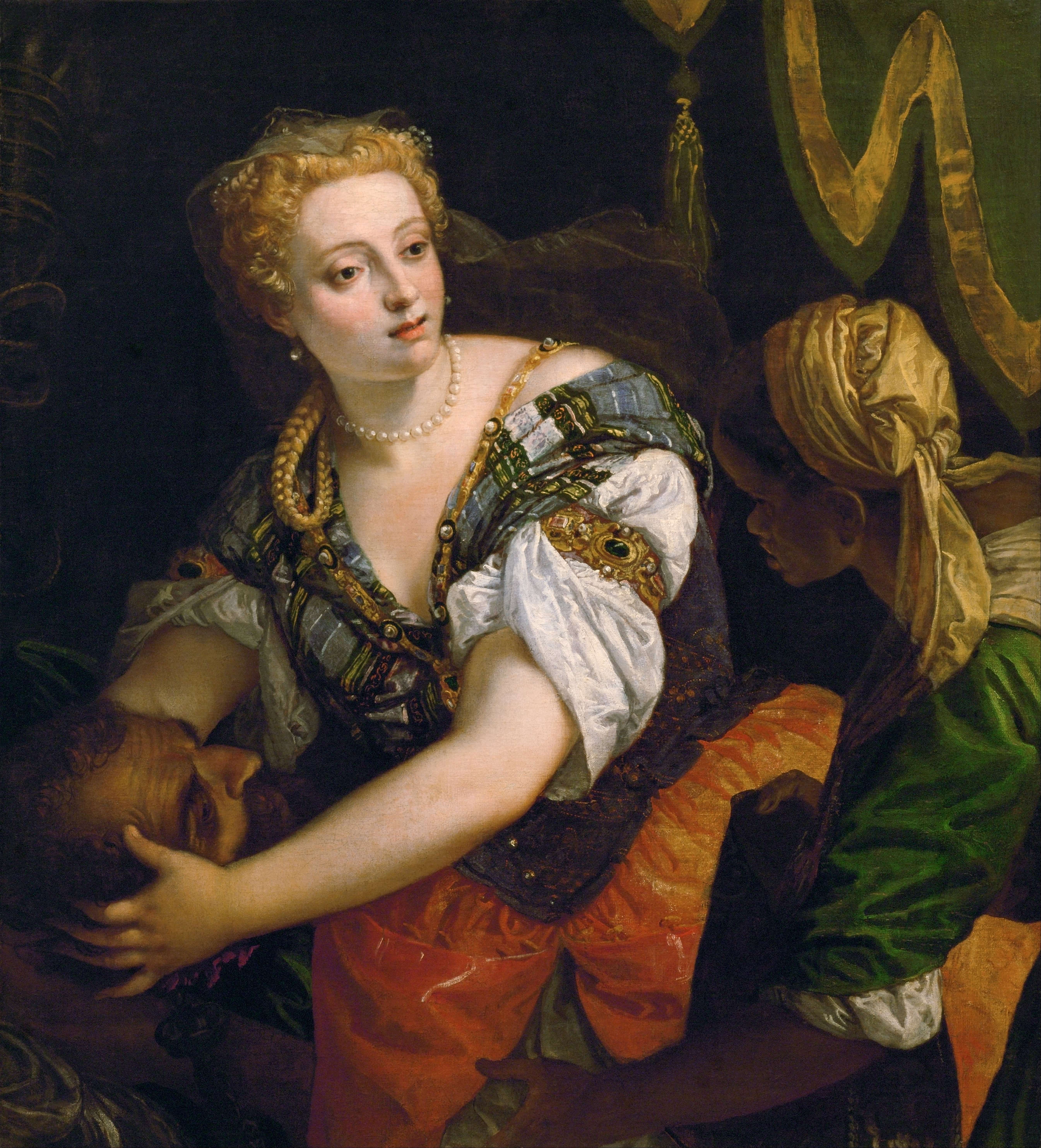 《友弟德与何乐弗尼的头颅》（Judith with the Head of Holofernes）｜保罗·委罗内塞 Paolo Veronese｜不明