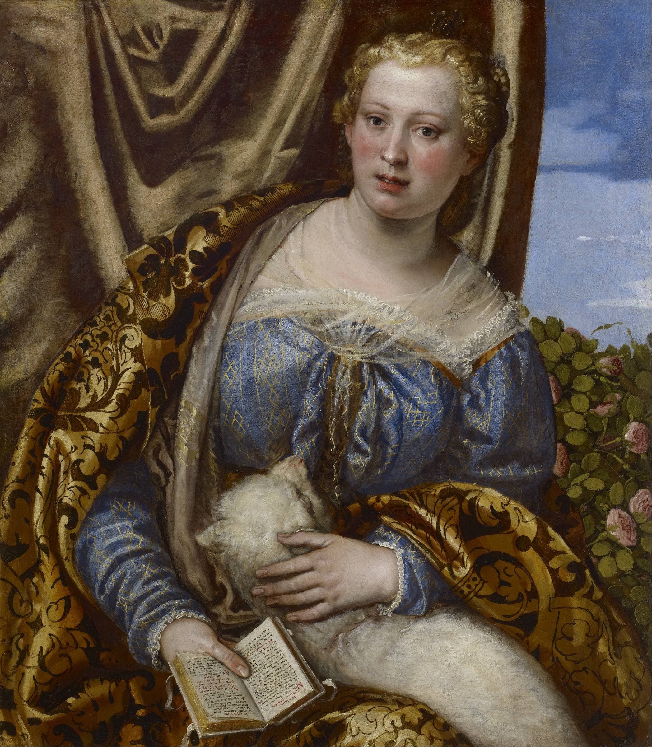 《化身圣艾格尼丝的女士肖像》（Portrait of a Lady as Saint Agnes）｜保罗·委罗内塞 Paolo Veronese｜不明