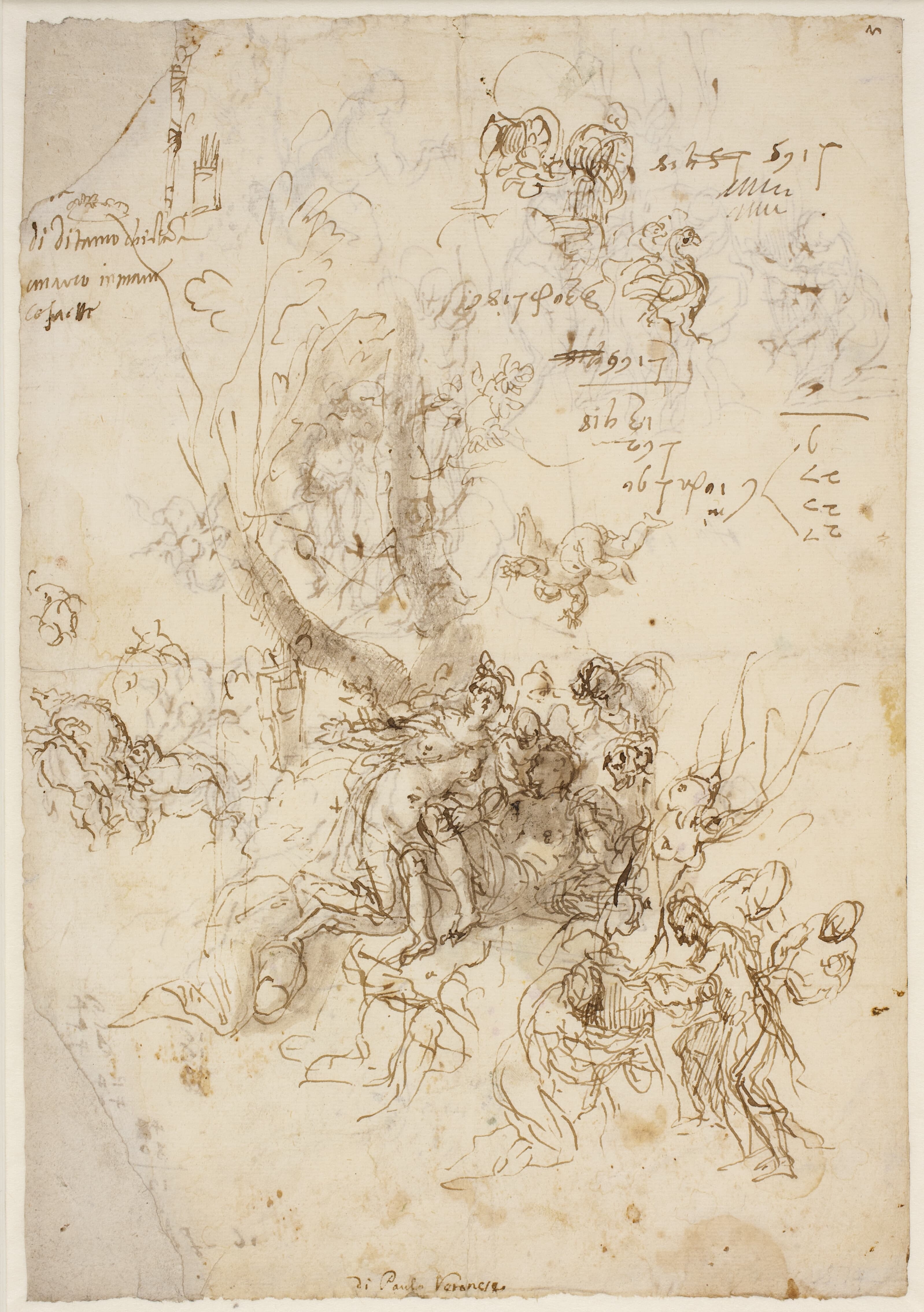 《阿多尼斯诞生与死亡习作》（Sketches for the Birth and Death of Adonis）｜保罗·委罗内塞 Paolo Veronese｜不明