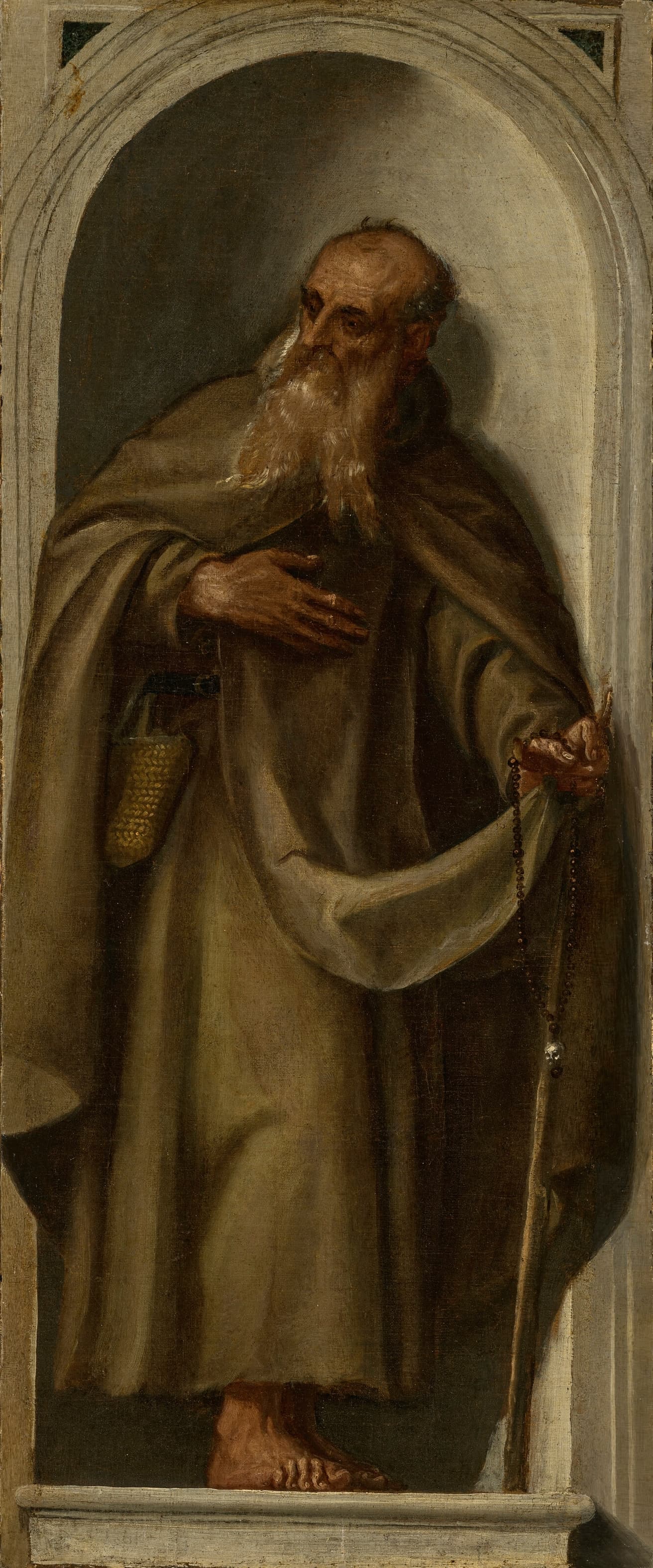 《隐修院长圣安东尼》（Saint Anthony Abbot）｜保罗·委罗内塞 Paolo Veronese｜不明