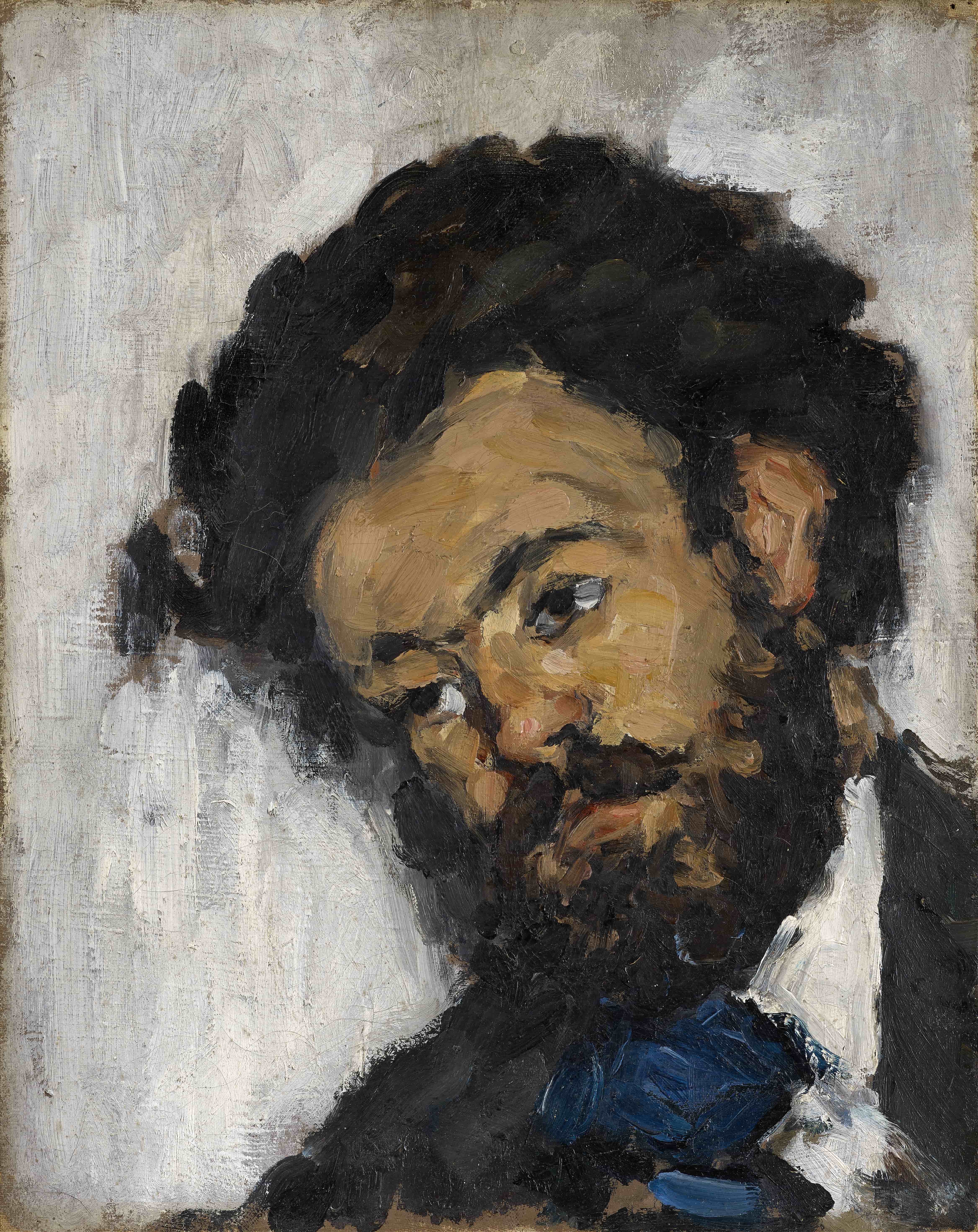 《安托万·福琼·马里昂的肖像》（portrait of antoine fortune marion）｜保罗·塞尚 Paul Cézanne｜1871