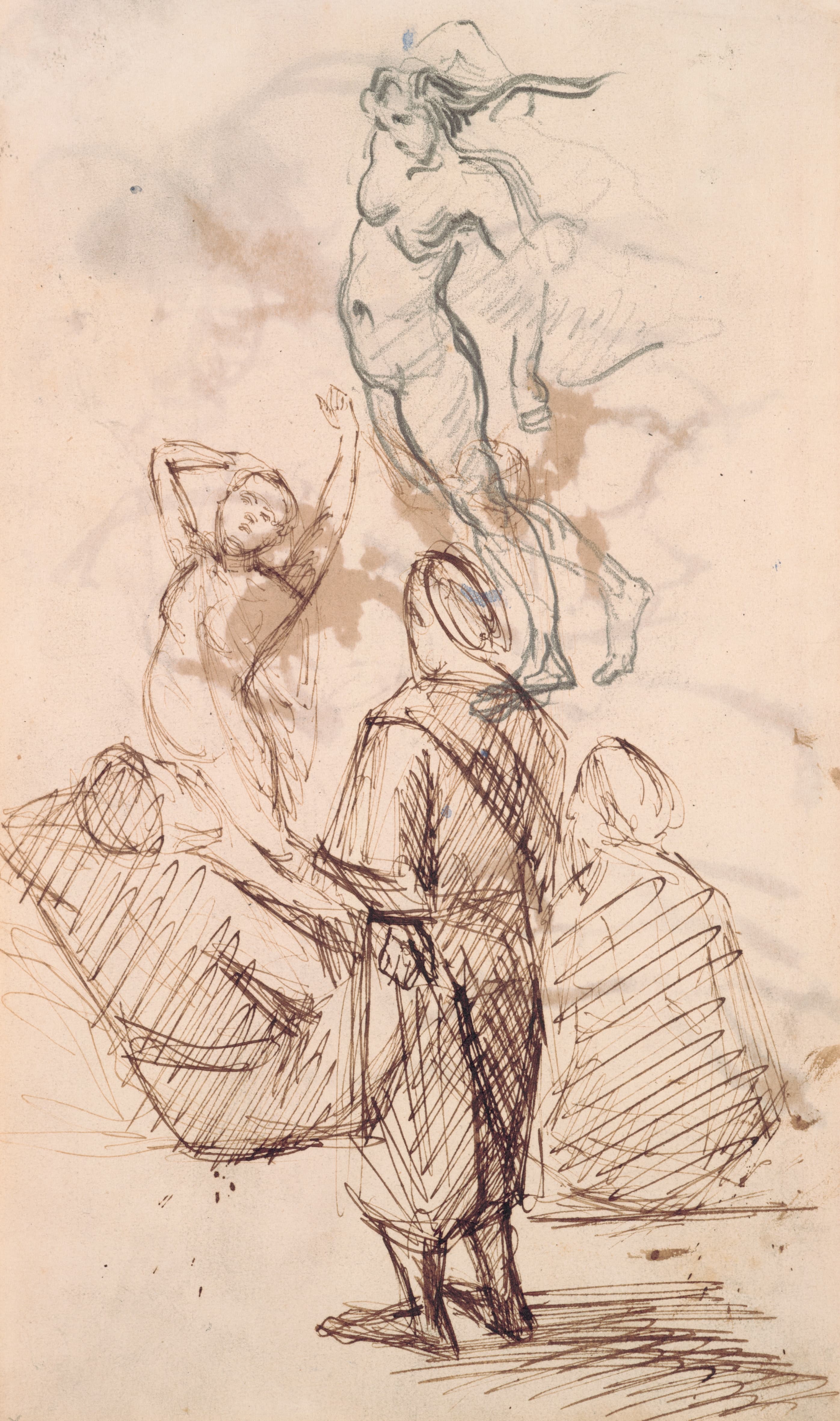 《研究表》（sheet of studies）｜保罗·塞尚 Paul Cézanne｜1871–1876