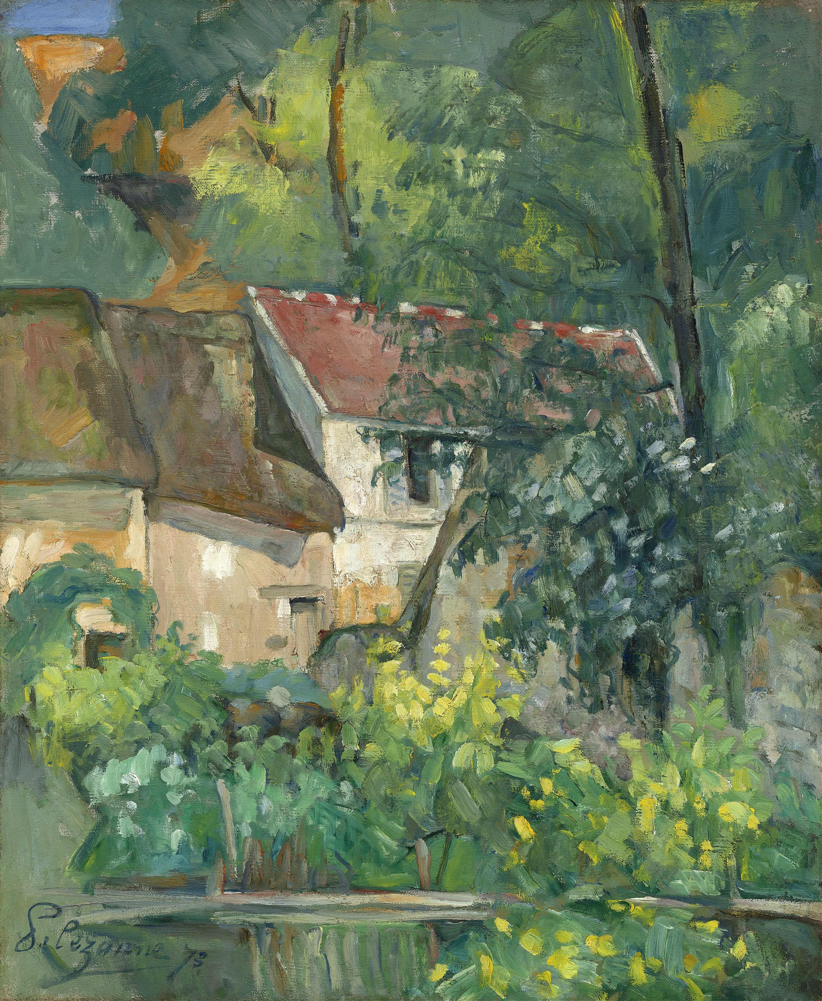 《拉克鲁瓦神父故居》（house of pere lacroix）｜保罗·塞尚 Paul Cézanne｜1873