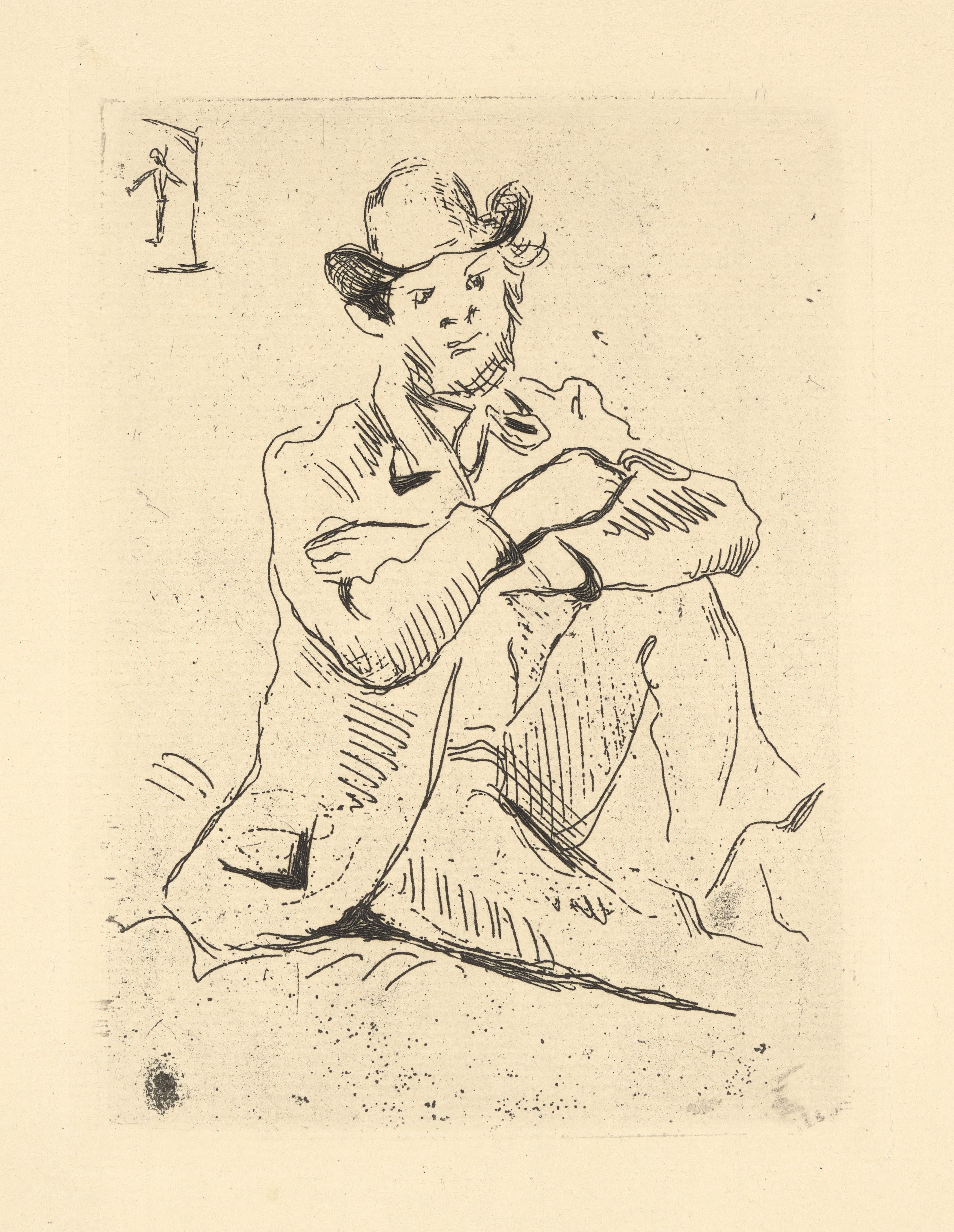 《吉约曼的肖像》（portrait of guillaumin）｜保罗·塞尚 Paul Cézanne｜1873