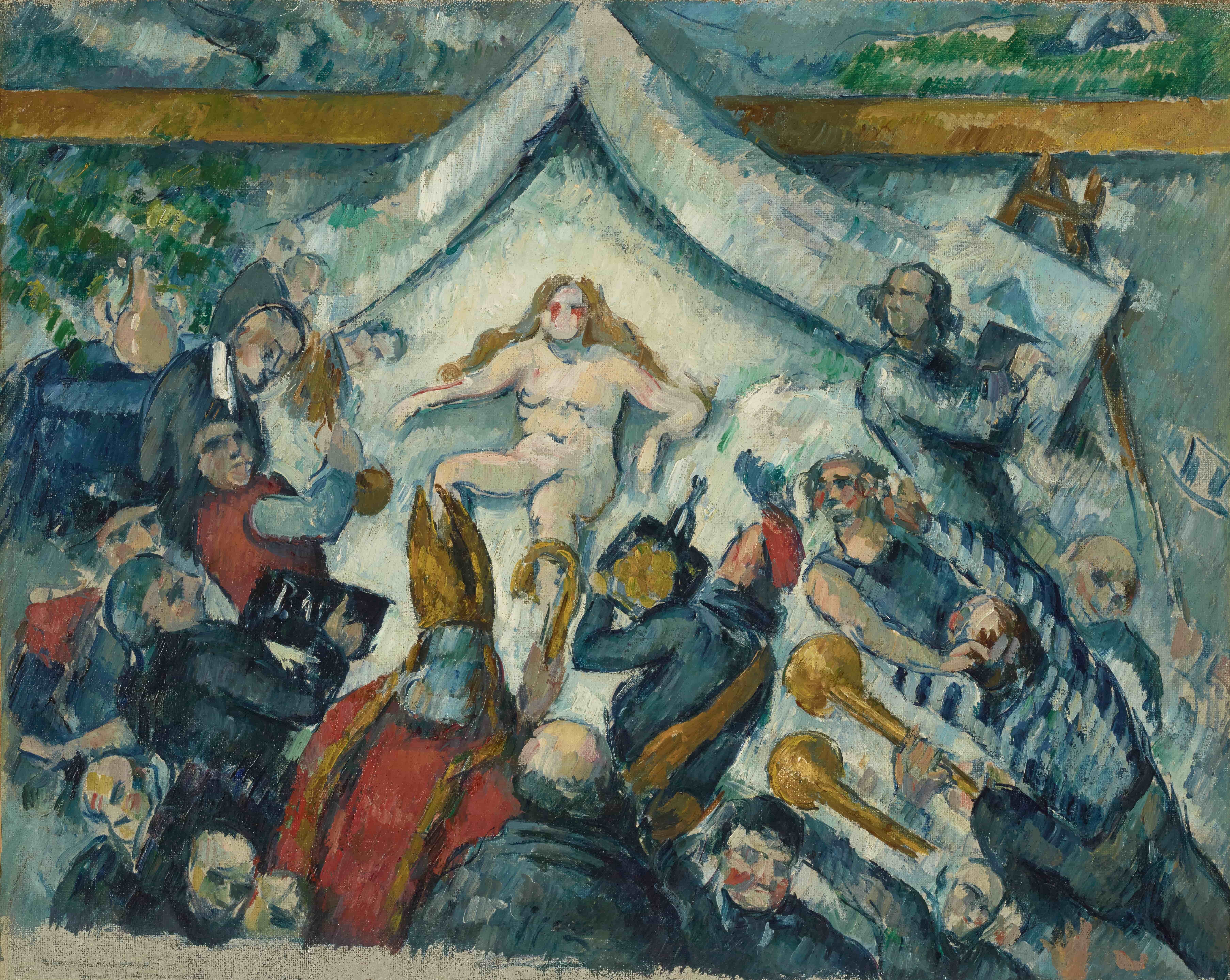 《永恒的女性》（the eternal feminine）｜保罗·塞尚 Paul Cézanne｜1877