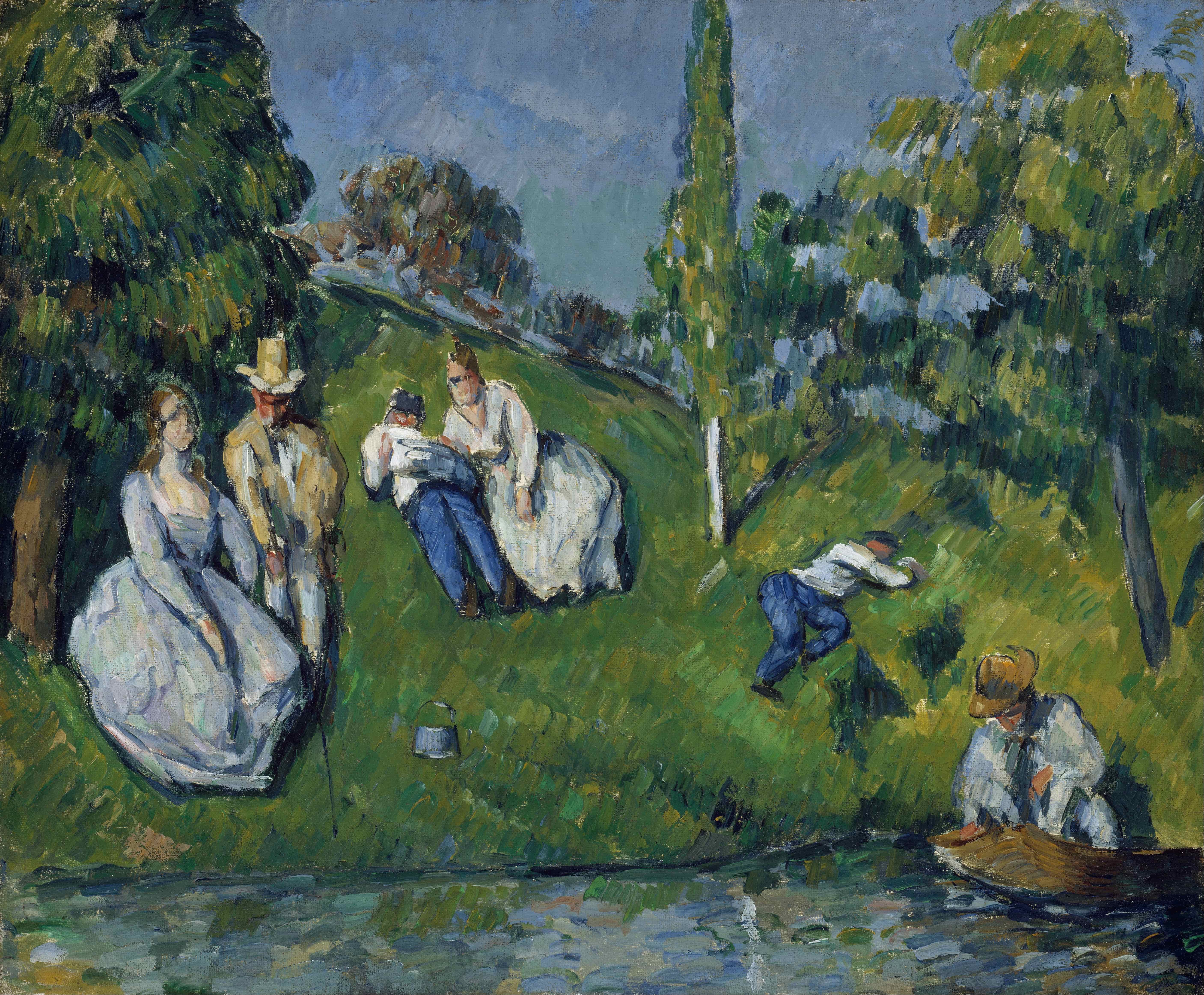 《池塘》（the pond）｜保罗·塞尚 Paul Cézanne｜约1877