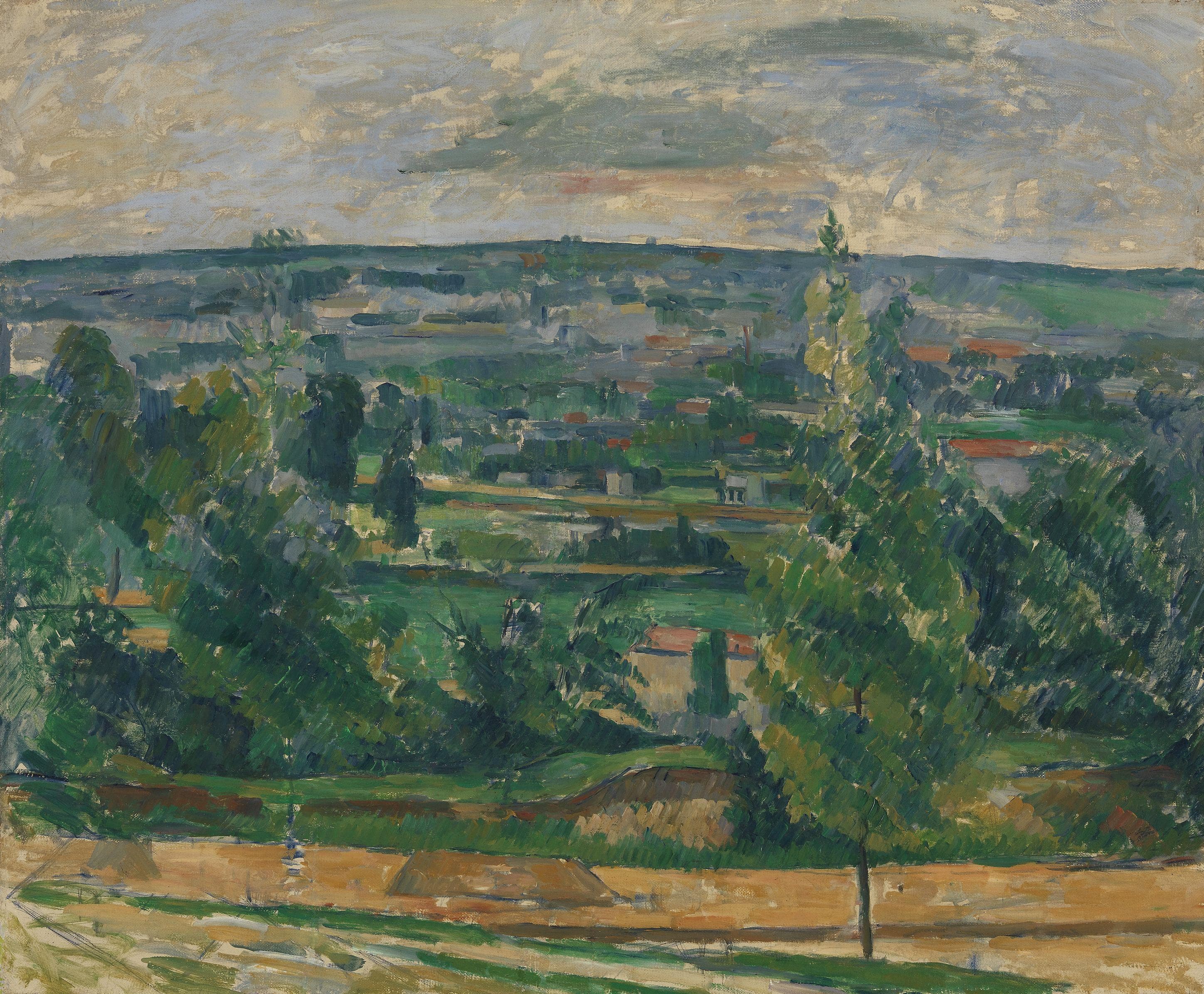 《雅斯·德·布凡的风景》（landscape from jas de bouffan）｜保罗·塞尚 Paul Cézanne｜约1879