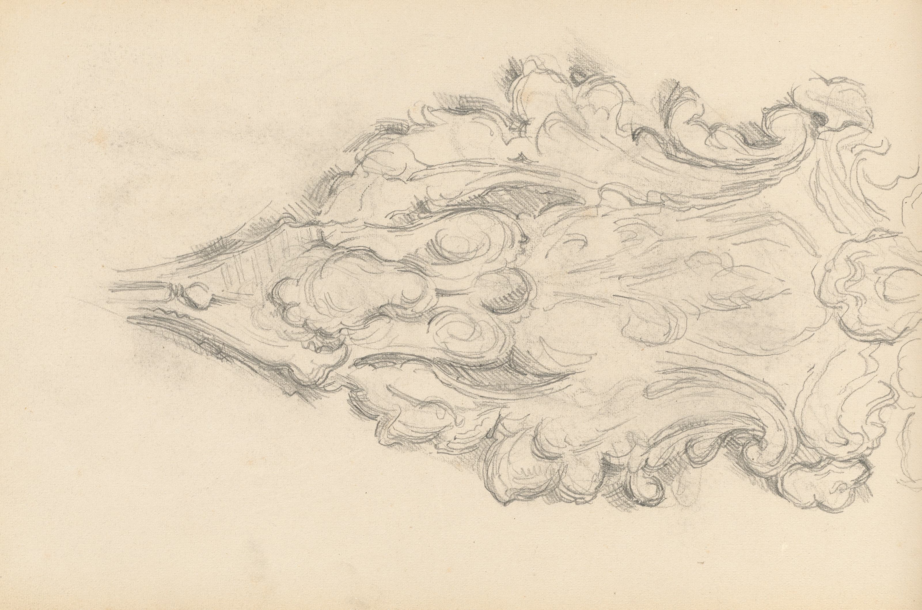 《装饰品的研究》（study of a decorative ornament）｜保罗·塞尚 Paul Cézanne｜1879–1882