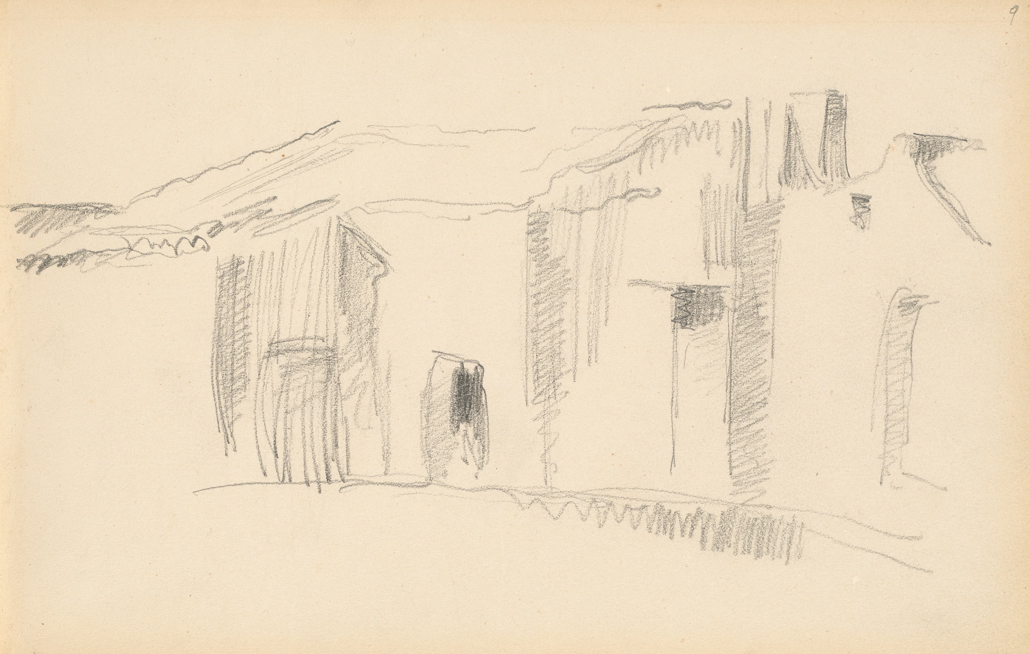 《房屋研究》（study of houses）｜保罗·塞尚 Paul Cézanne｜1879–1882