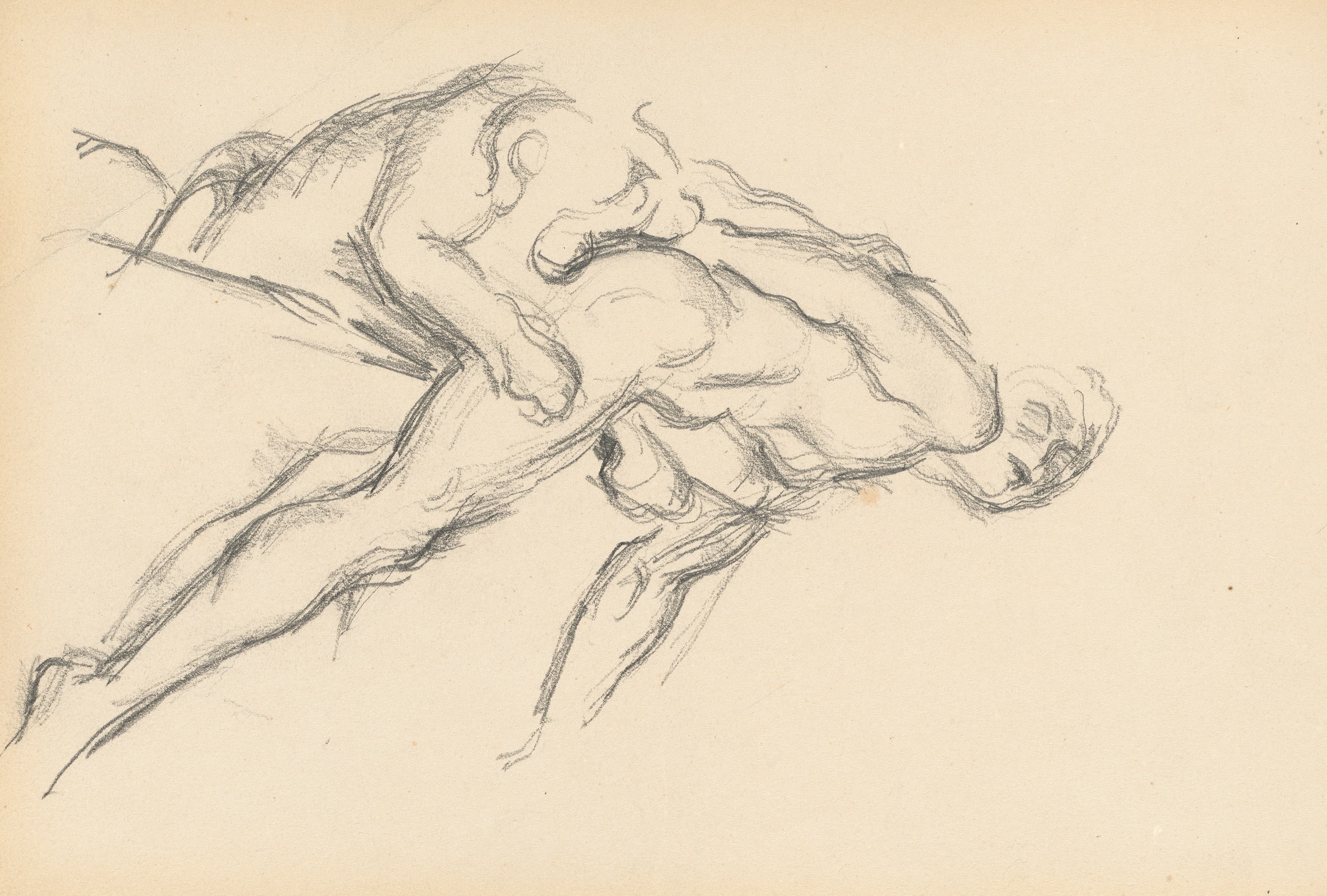 《克罗托纳的普吉特·米洛研究》（study of pugets milo of crotona）｜保罗·塞尚 Paul Cézanne｜1880–1883