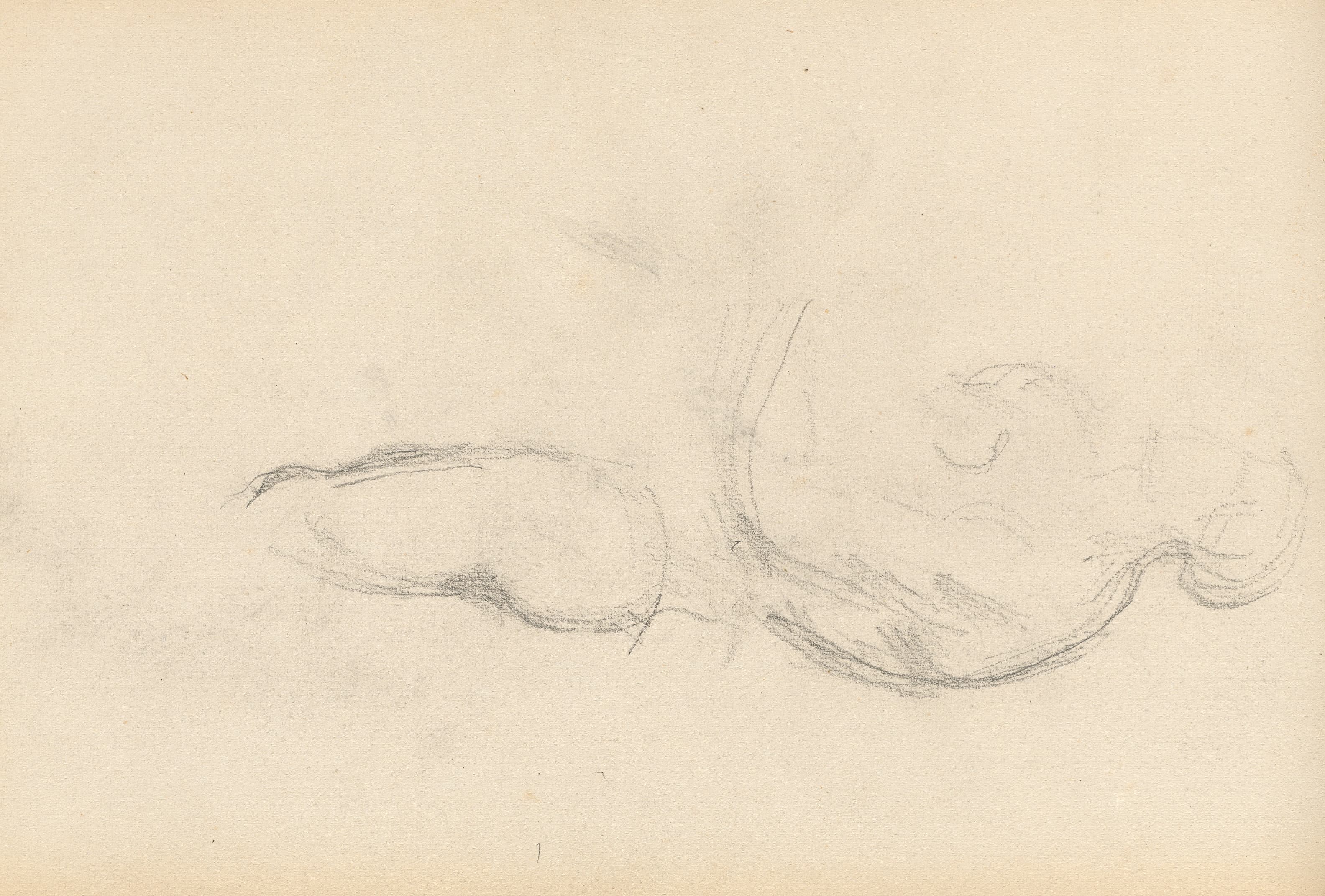 《鲁本斯《路易十三的诞生》中健康寓言形象的研究》（study of the allegorical figure of health in rubens the birth of louis xiii）｜保罗·塞尚 Paul Cézanne｜1880–1883
