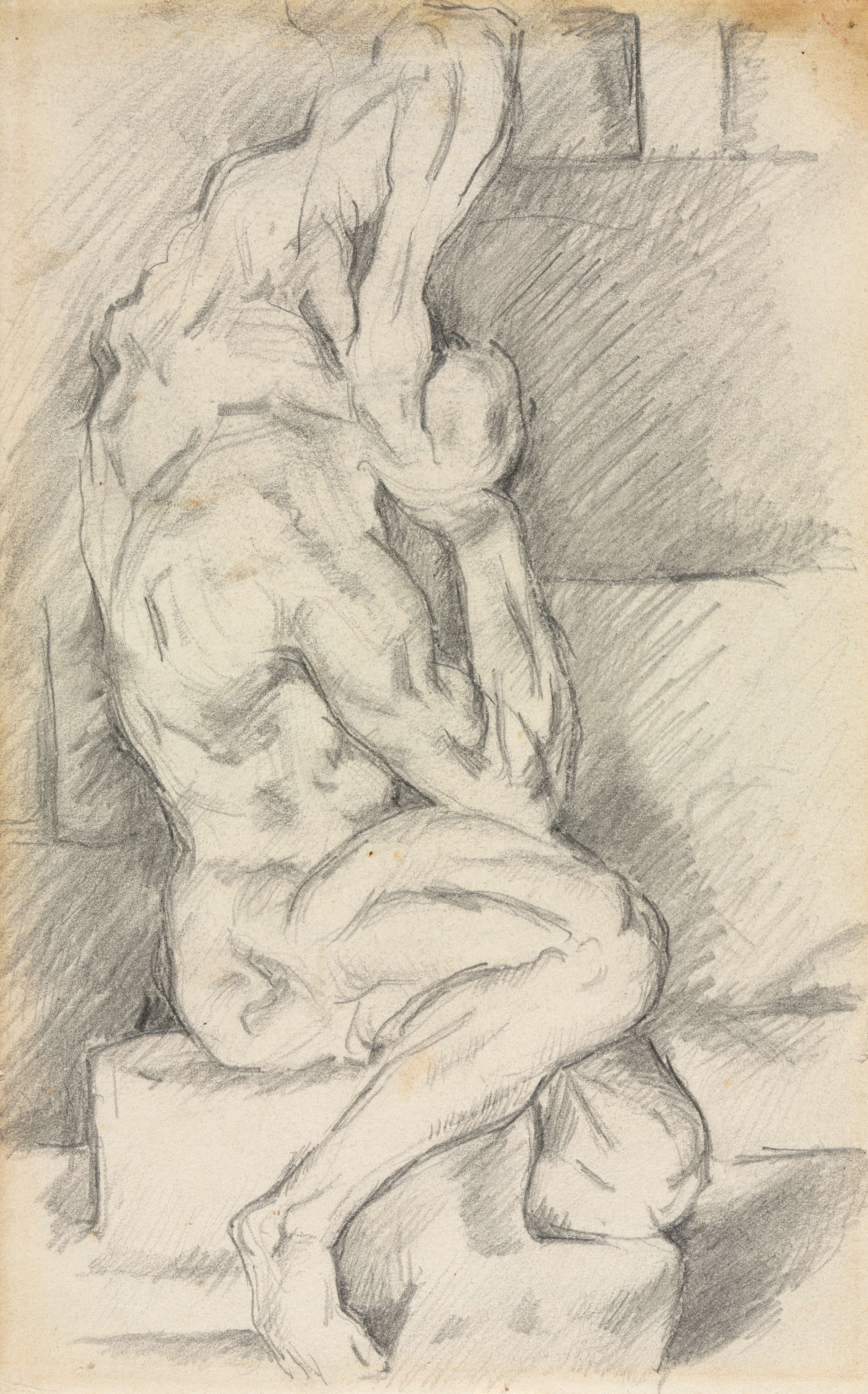 《解剖雕塑素描》（sketch of anatomical sculpture）｜保罗·塞尚 Paul Cézanne｜1881–1884