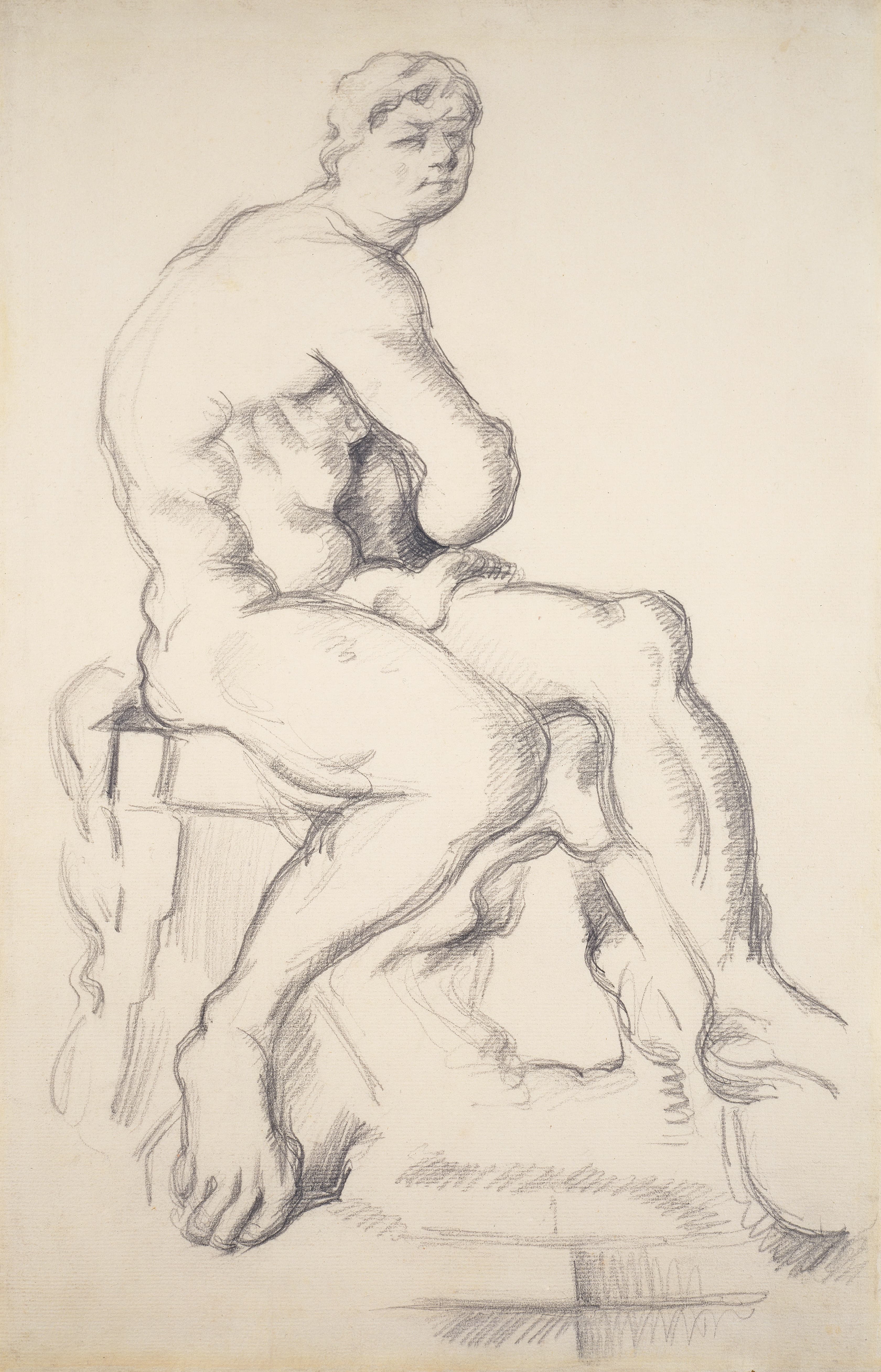 《赫拉克勒斯休息》（hercules resting）｜保罗·塞尚 Paul Cézanne｜1884–1887