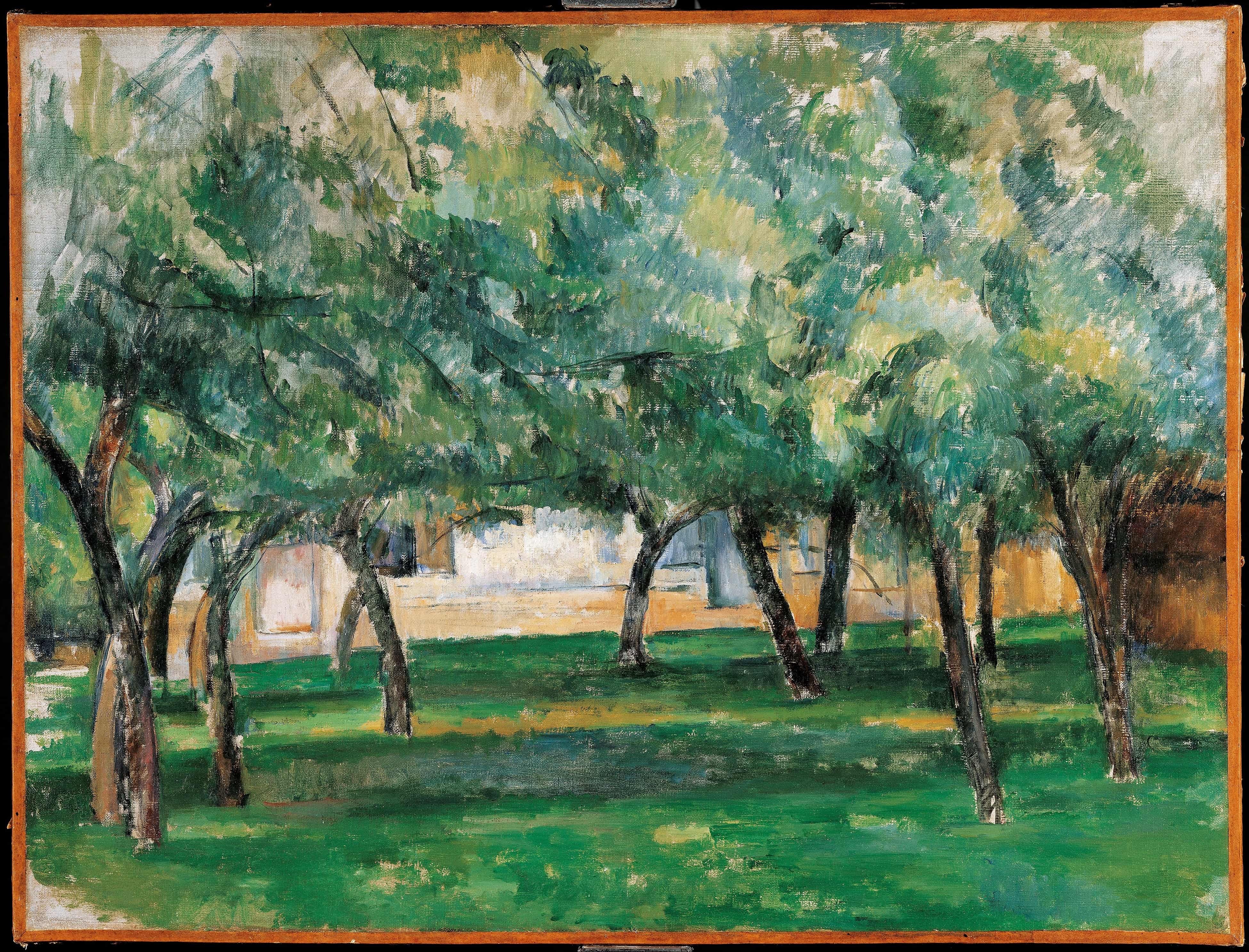 《诺曼底的农场 c》（farm in normandy c）｜保罗·塞尚 Paul Cézanne｜1885–1886